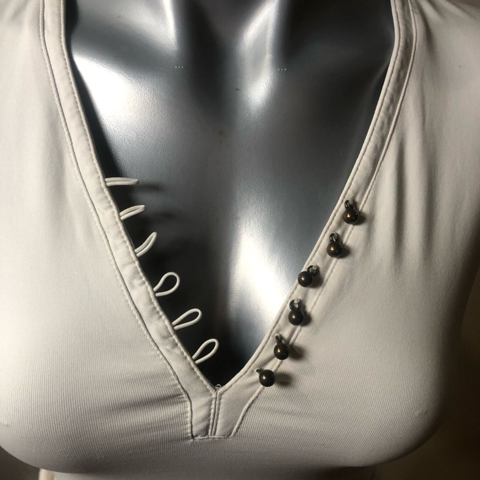 Other French Top with deep V buttoned top Size S / US 4 / IT 40 - 6 Thumbnail