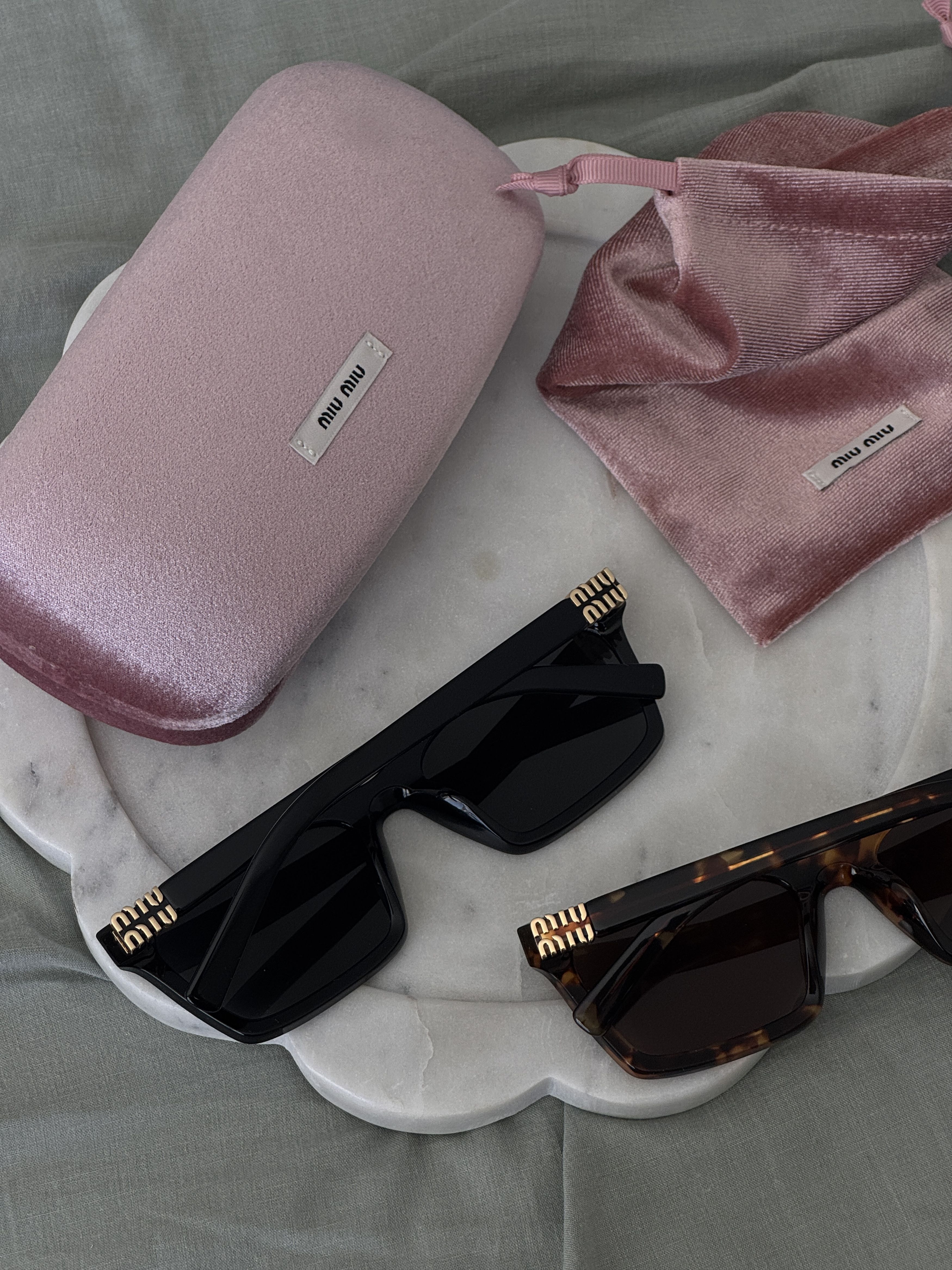 Miu Miu Miu Miu Women Sunglasses MUA05S 16K08Z NEW AUTHENTIC Size ONE SIZE - 11 Thumbnail