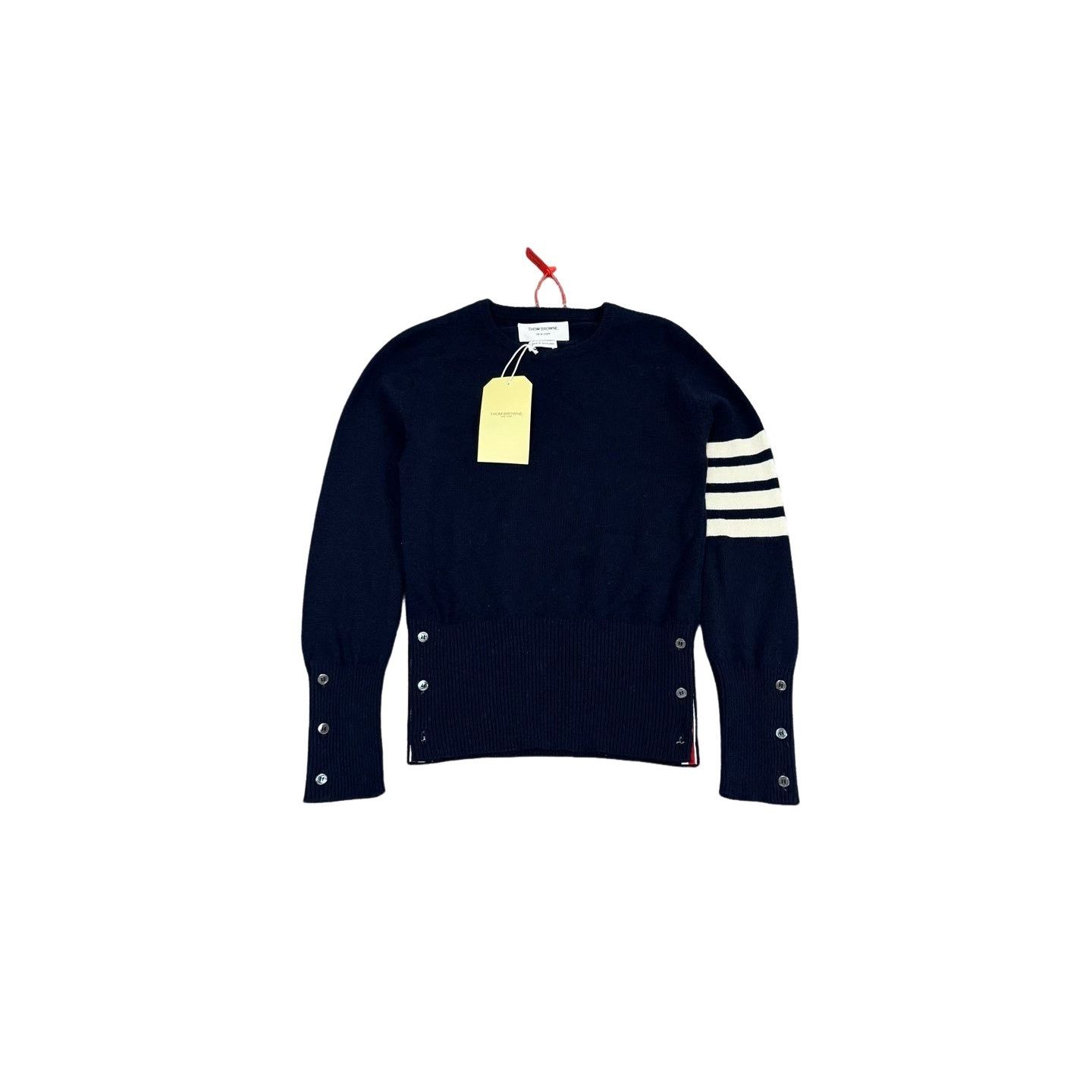 Thom Browne Thom Browne 4-Bar Cashmere Knit Sweater 42 Size US XS / EU 42 / 0 - 1 Thumbnail