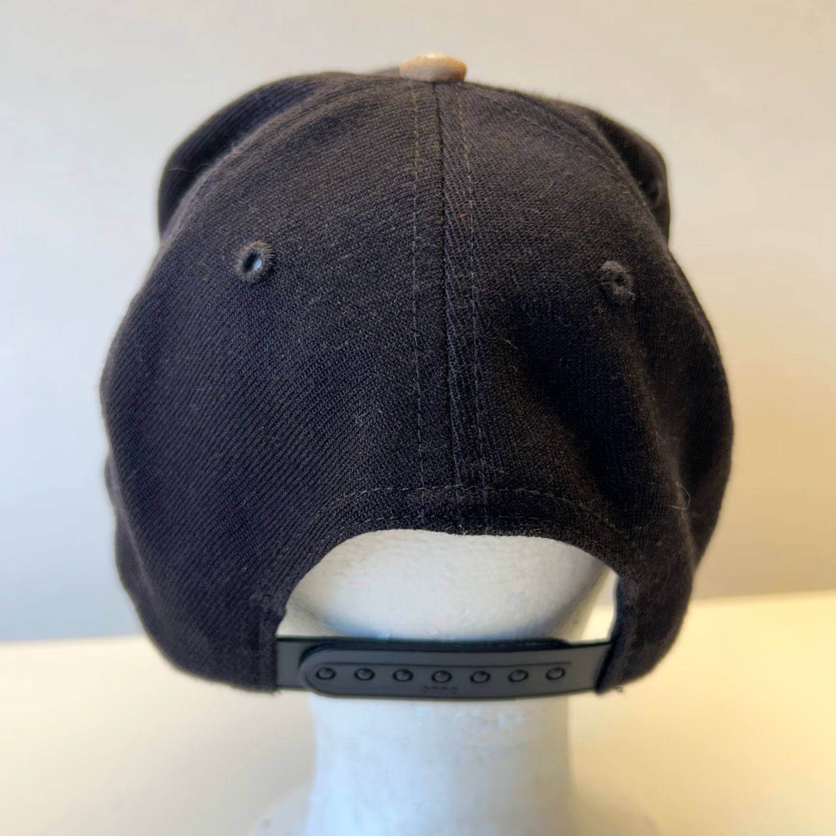 Vintage VINTAGE Otto California Deer Association Hat Black Snapback Dad Leather Bill Hunting Adjustable One Size Men Black Deer Hat Size ONE SIZE - 4 Thumbnail