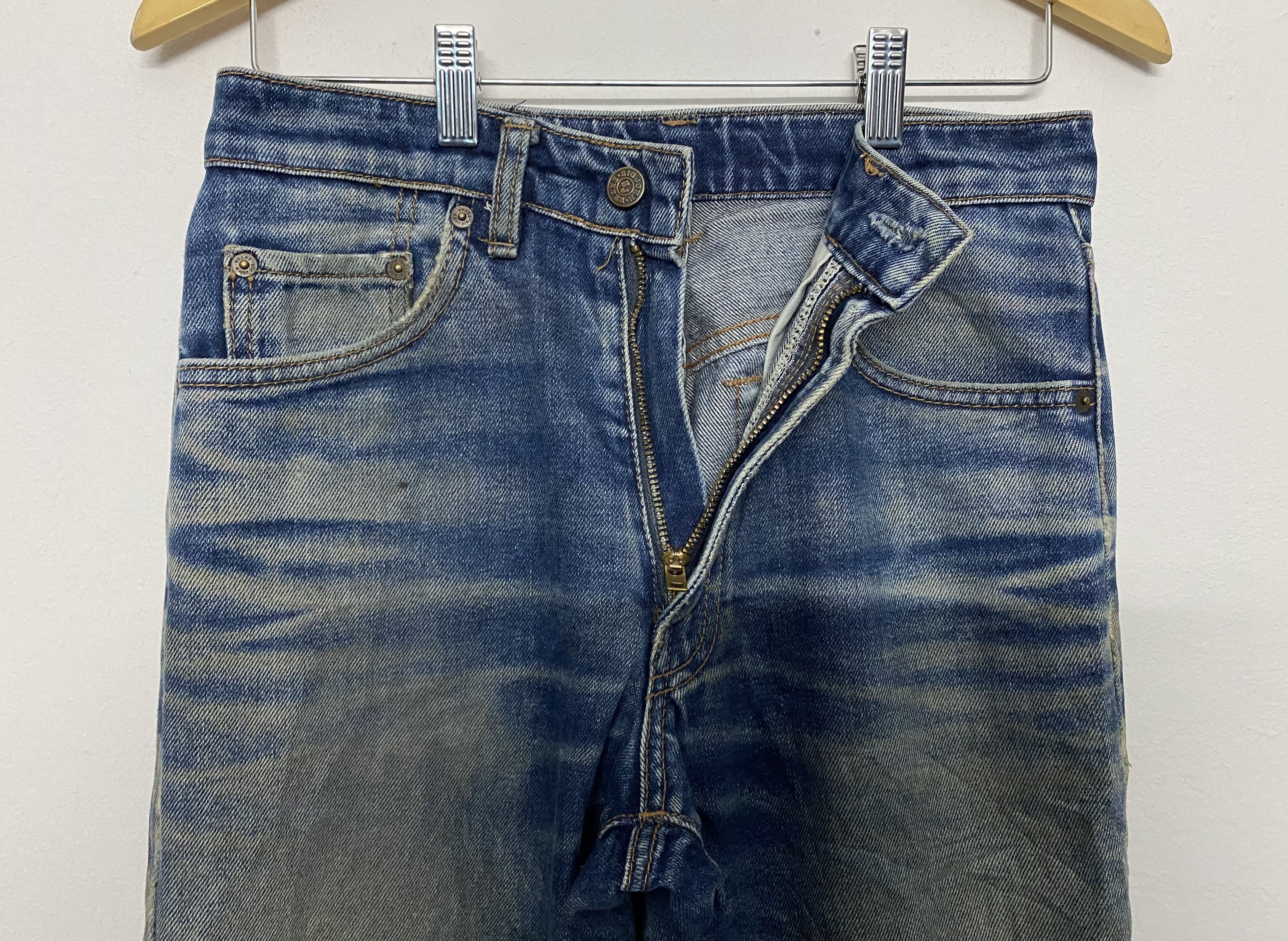Big John 90s BIG JOHN EXTRA Japan Denim Distressed Worn Faded Jeans Size US 29 - 5 Thumbnail