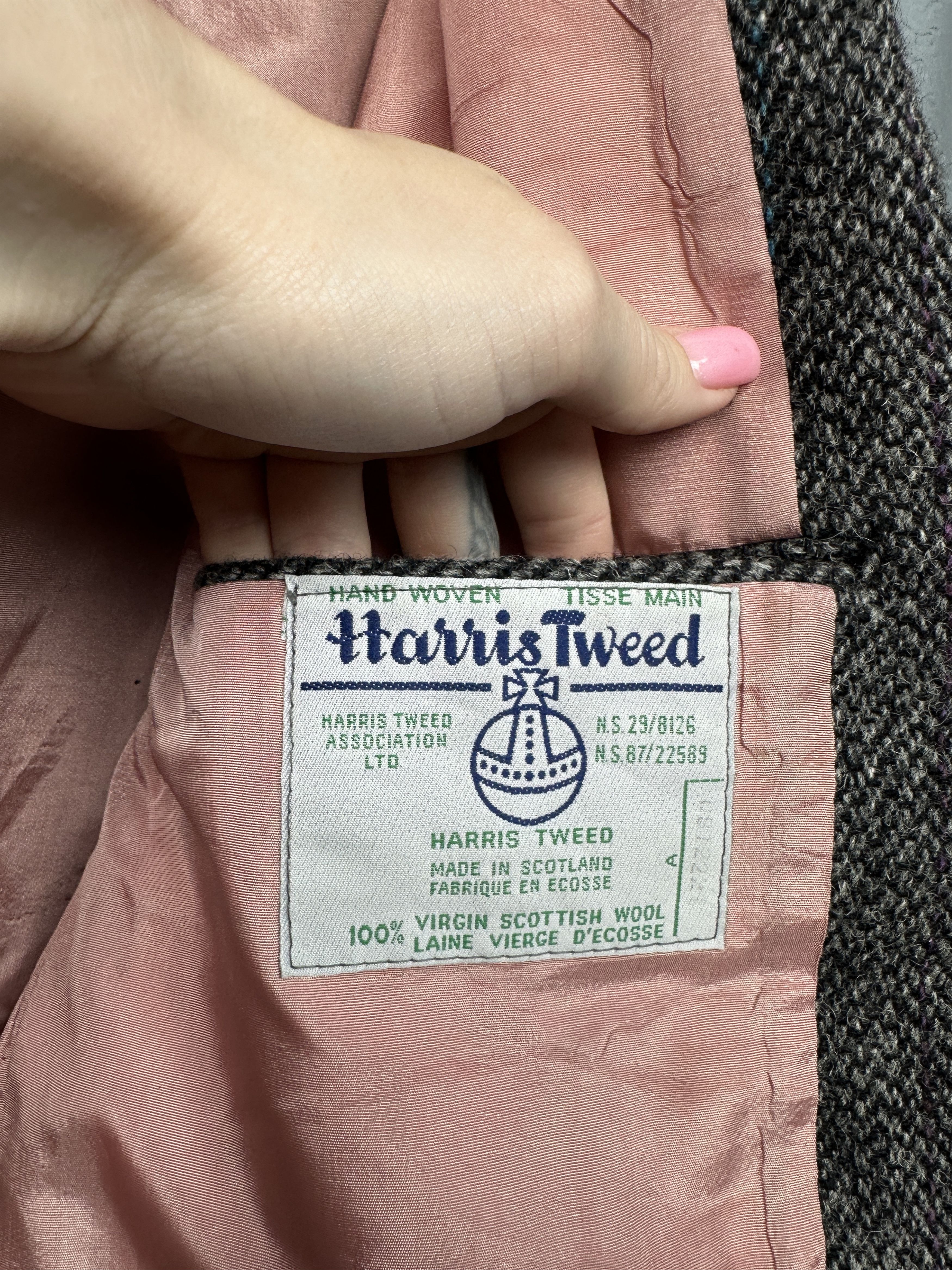 Harris Tweed Harris Tweed Vintage Mens Blazer Jacket Wool Two Buttons Size US L / EU 52-54 / 3 - 4 Thumbnail