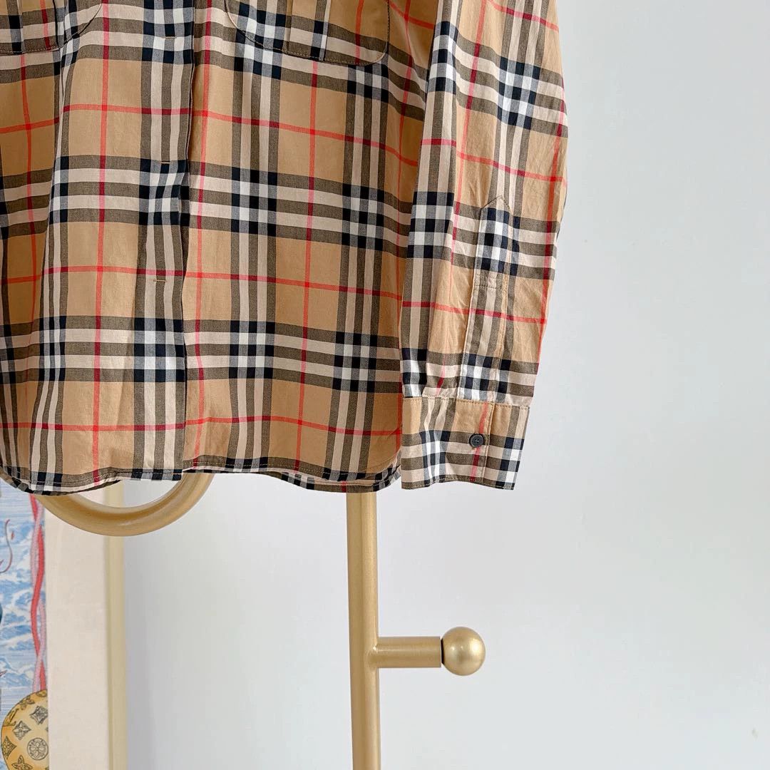 Burberry Burberry Check Shirt 12Y Size XS / US 0-2 / IT 36-38 - 4 Thumbnail