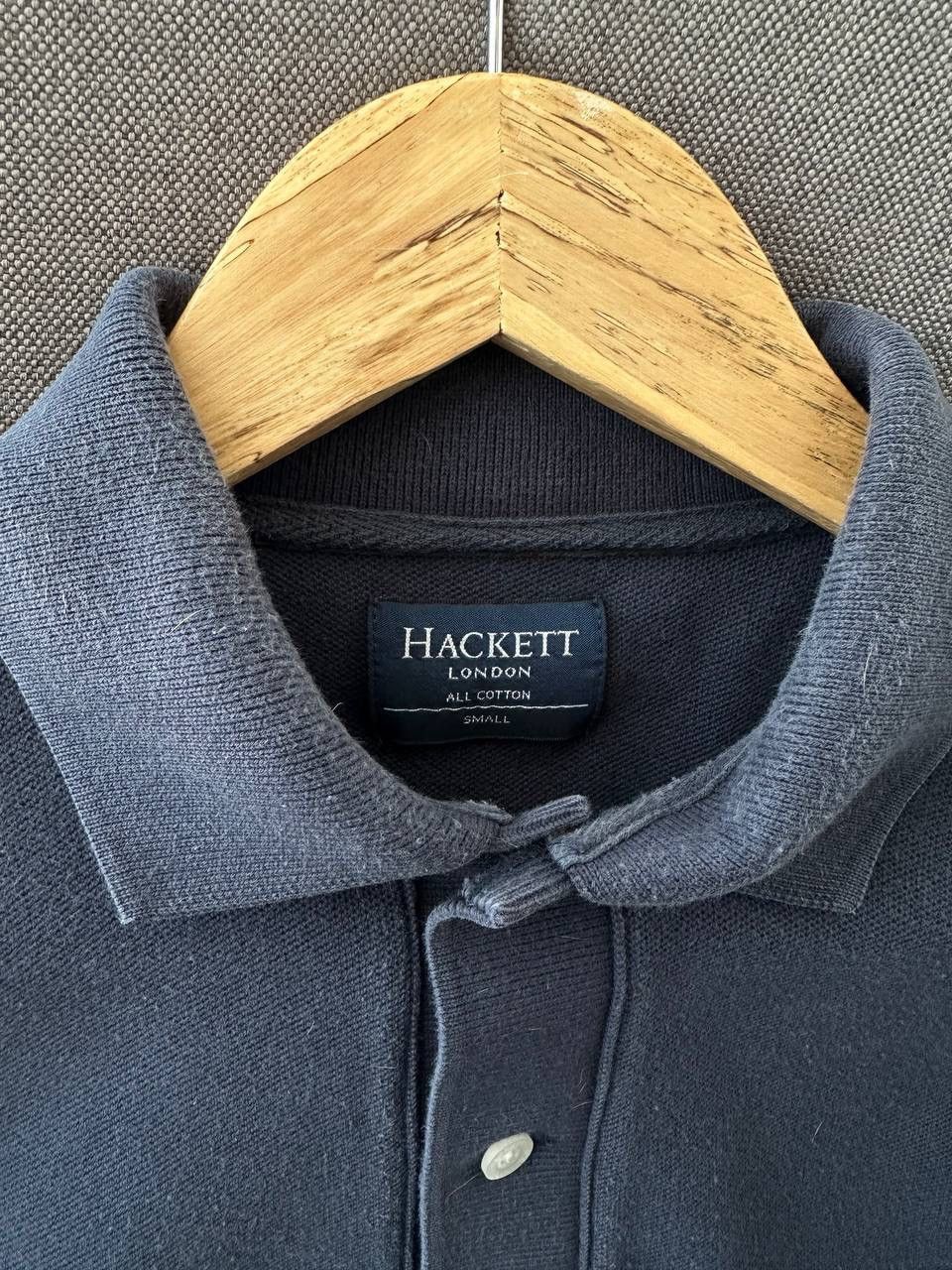 Hackett × Vintage Vintage Hackett 1 Blue Big Logo Rugby Sweatshirt Size US S / EU 44-46 / 1 - 8 Thumbnail