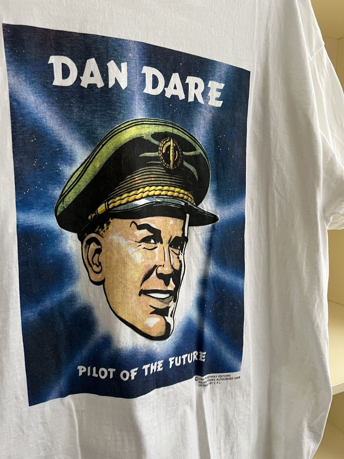 Vintage Rare Vintage 1993 Dan Dare Comic T-Shirt Pilot of the Future Size US XL / EU 56 / 4 - 7 Thumbnail