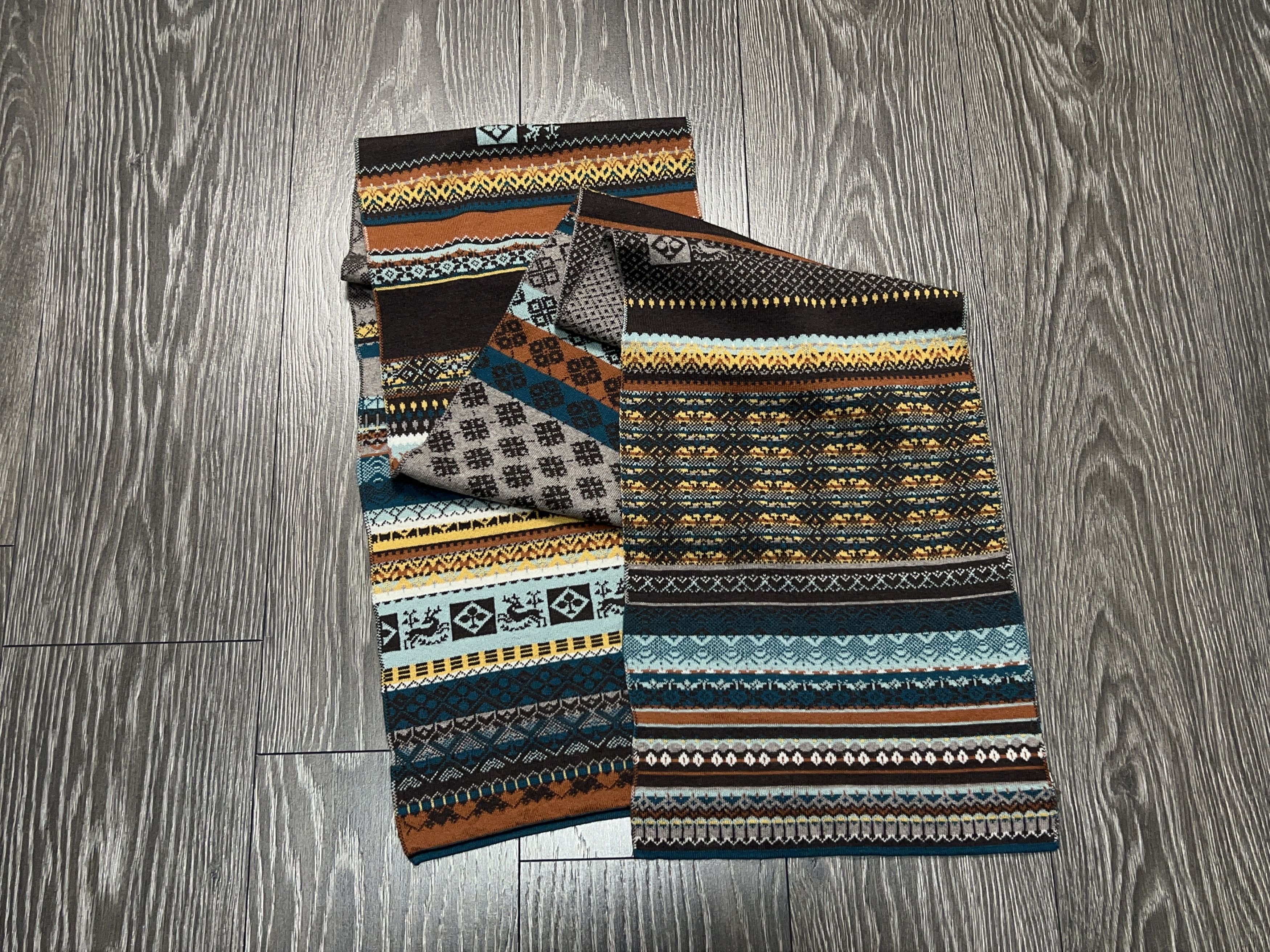 Traditional Weatherwear Womens IVKO Scarf Geometric Wool Long Shawl Size 81 x 11 in. Size ONE SIZE - 1 Thumbnail