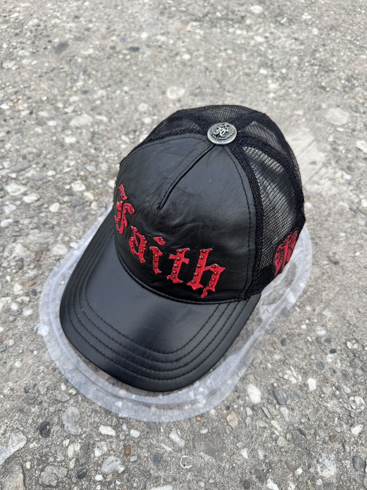 Faith Connexion Rare Leather Faith Connexion Trucker Hat Size ONE SIZE - 1 Thumbnail