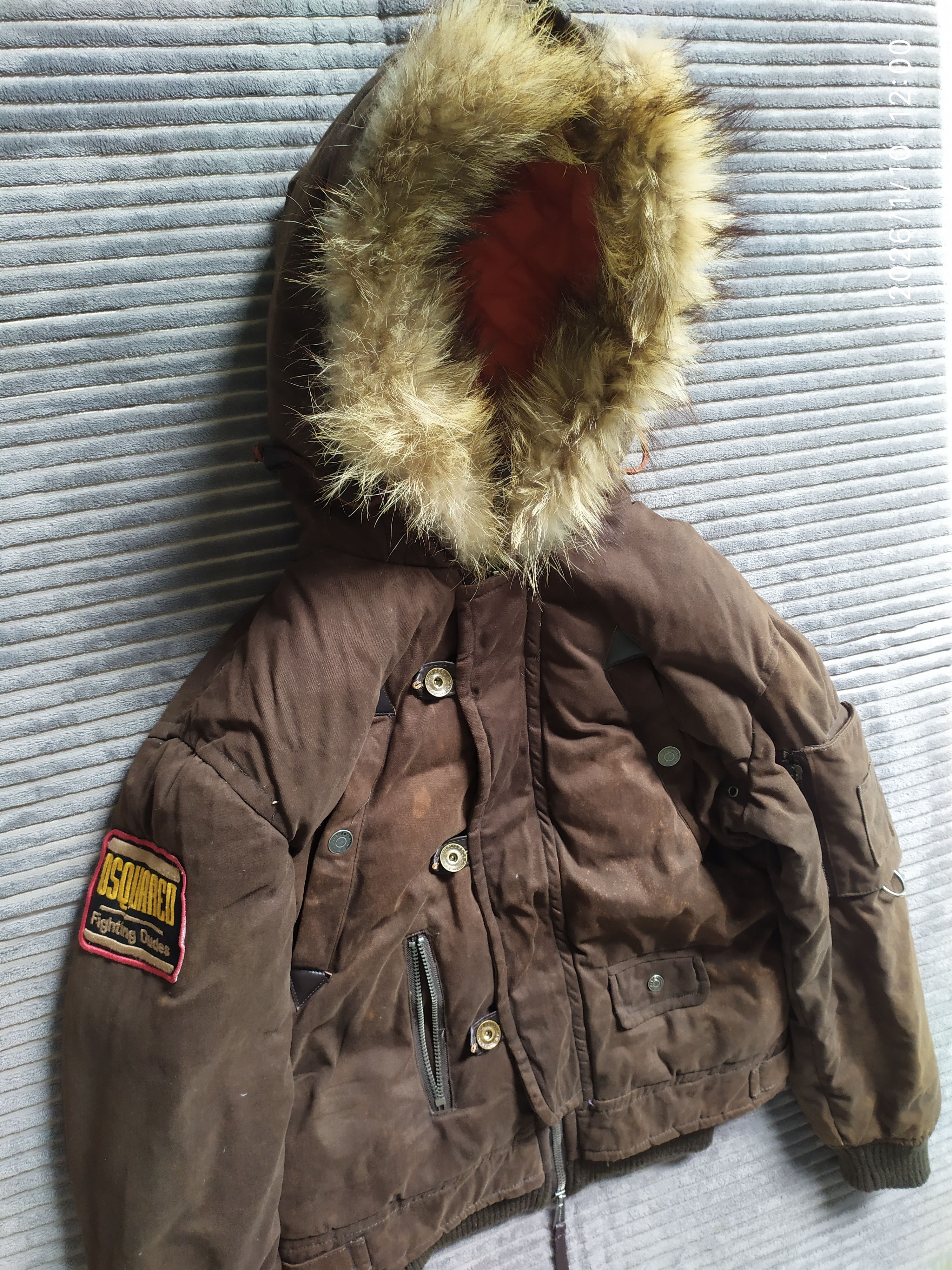 Dsquared2 Dsquared2 Fightin Dude Hooded Fur Jacket Size US M / EU 48-50 / 2 - 16 Thumbnail