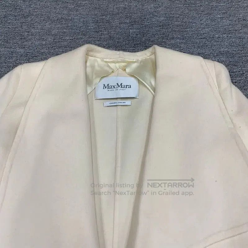 Max Mara MaxMara Cream Cotton Women's Trench Coat . Size S / US 4 / IT 40 - 9 Thumbnail