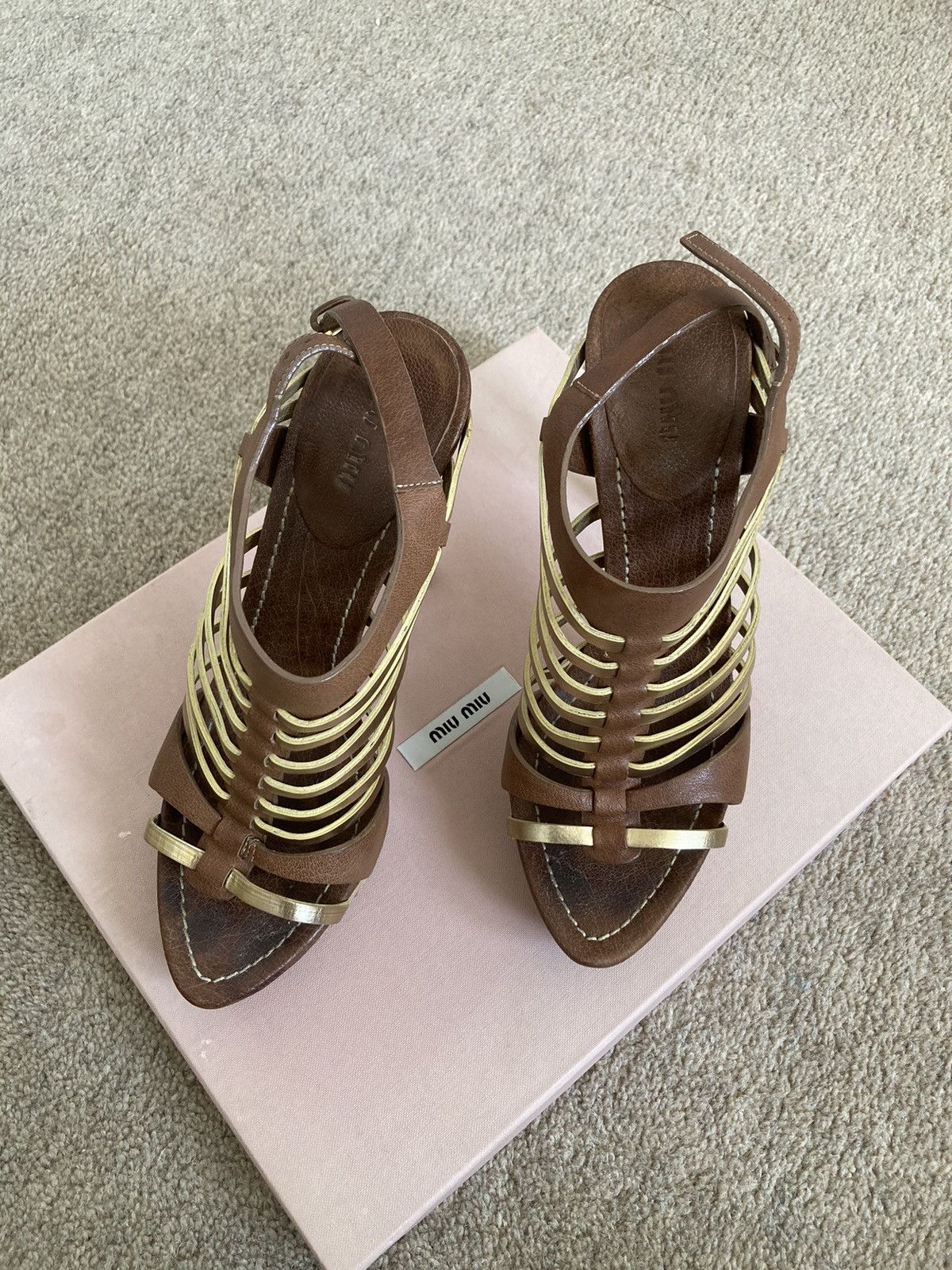 Miu Miu Miu Miu sandals Size US 8.5 / IT 38.5 - 5 Thumbnail