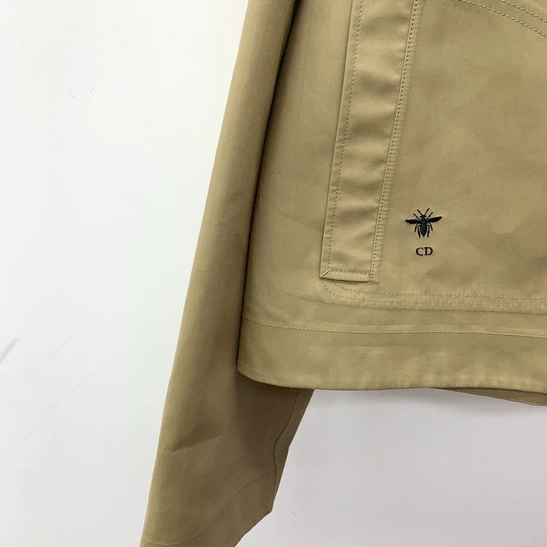 Dior Dior 22 brown bee embroidered cotton hooded long-sleeved s Size XXS / US 00 / IT 34 - 5 Thumbnail