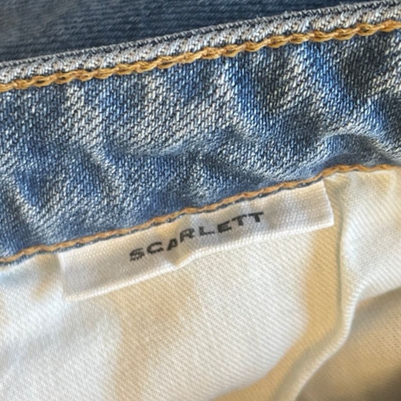 SLVRLAKE SLVRLAKE | Medium Wash Mid Rise Kick Flare Scarlett Jeans Size 30" / US 8 / IT 44 - 10 Thumbnail