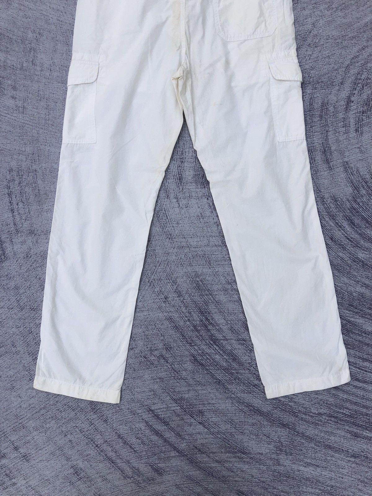 Designer × Japanese Brand Very Rare Cargo Pants Faded White Multipocket Tactical Size US 36 / EU 52 - 14 Thumbnail