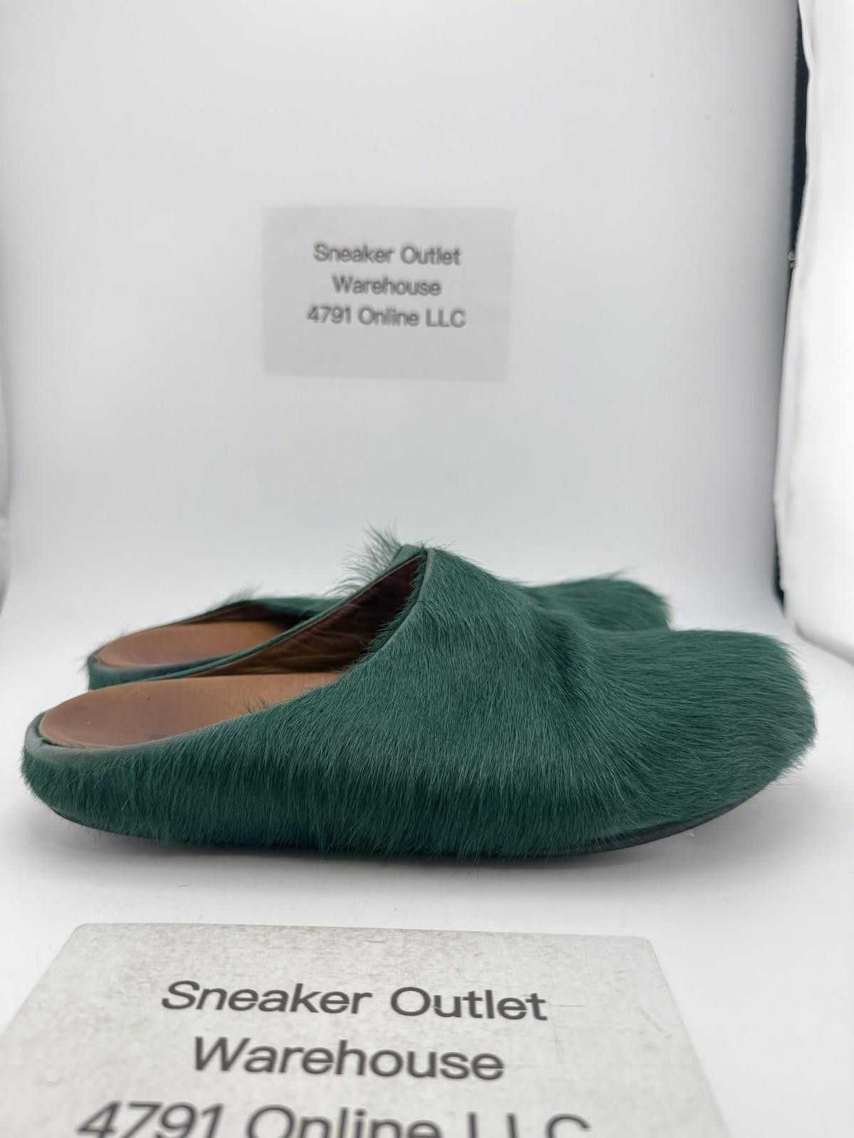 Marni Marni Women's Calf Hair Forest Green EU 39 Used with Box Size US 9 / IT 39 - 3 Thumbnail