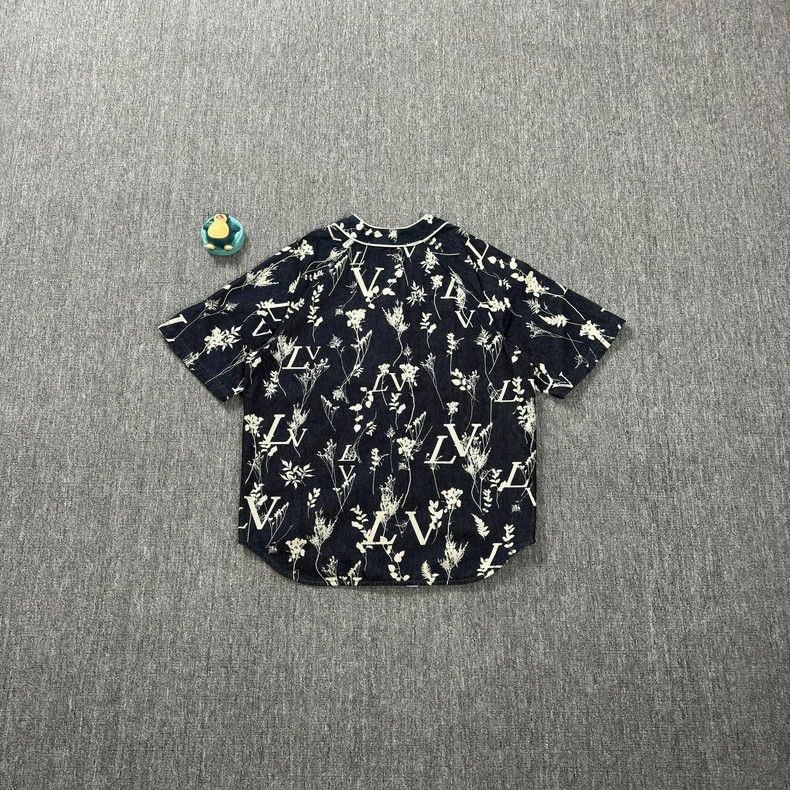 Louis Vuitton LOUIS VUITTON Flower Wheat Spike Short Sleeve Shirt 2501-Ne Size US M / EU 48-50 / 2 - 2 Thumbnail