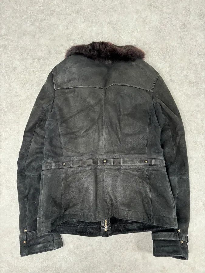 Gucci 2000s Gucci Black Fur Shearling Leather Premium Jacket Size US S / EU 44-46 / 1 - 5 Thumbnail