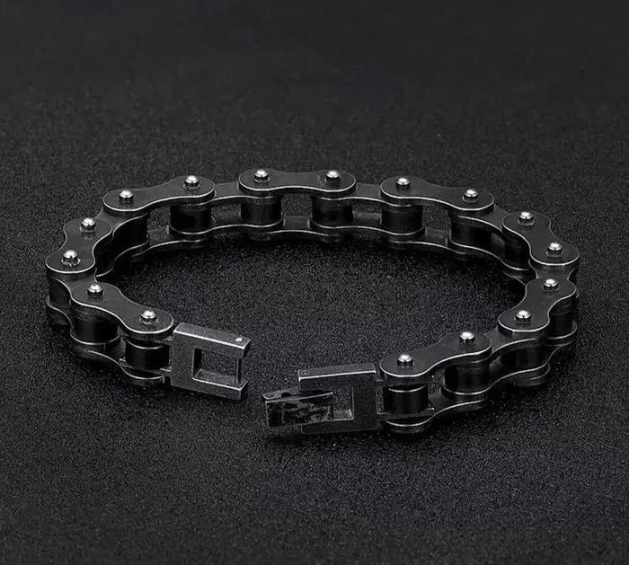 Jewelry Bike Chain Bangle Bracelet Size ONE SIZE - 4 Thumbnail
