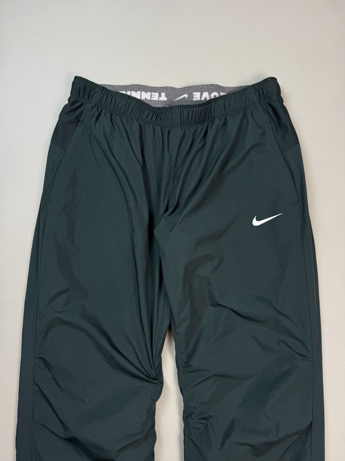 Nike Tennis Vintage Y2K Wide Leg Ankle Zip Track Pants Trousers Size US 34 / EU 50 - 5 Thumbnail
