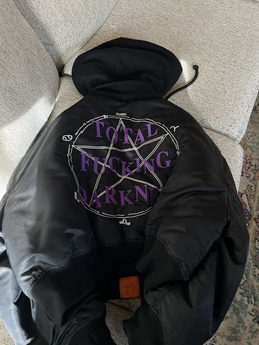 Vetements Vetements Total Fucking Darkness Bomber Jacket | Grailed