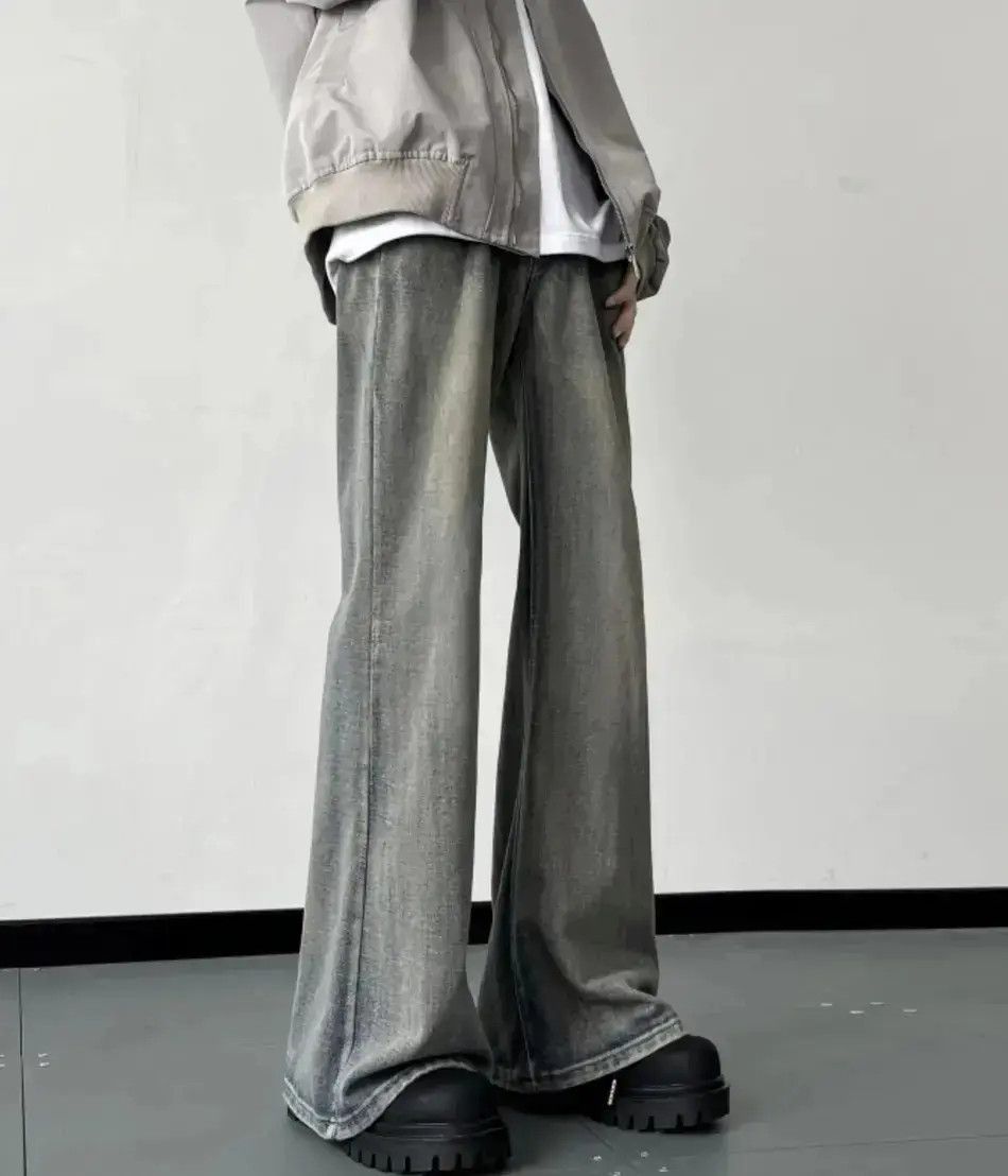 Japanese Brand Vintage Style Washed Blue Flare Jeans Size US 30 / EU 46 - 2 Thumbnail