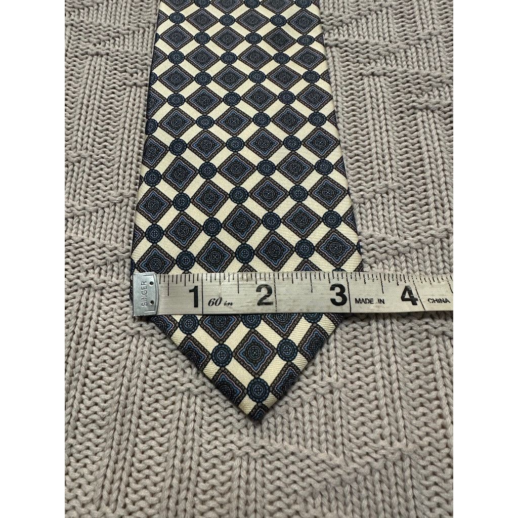 Dillard's Vintage 90s Dillards Italian silk tie Size ONE SIZE - 4 Thumbnail