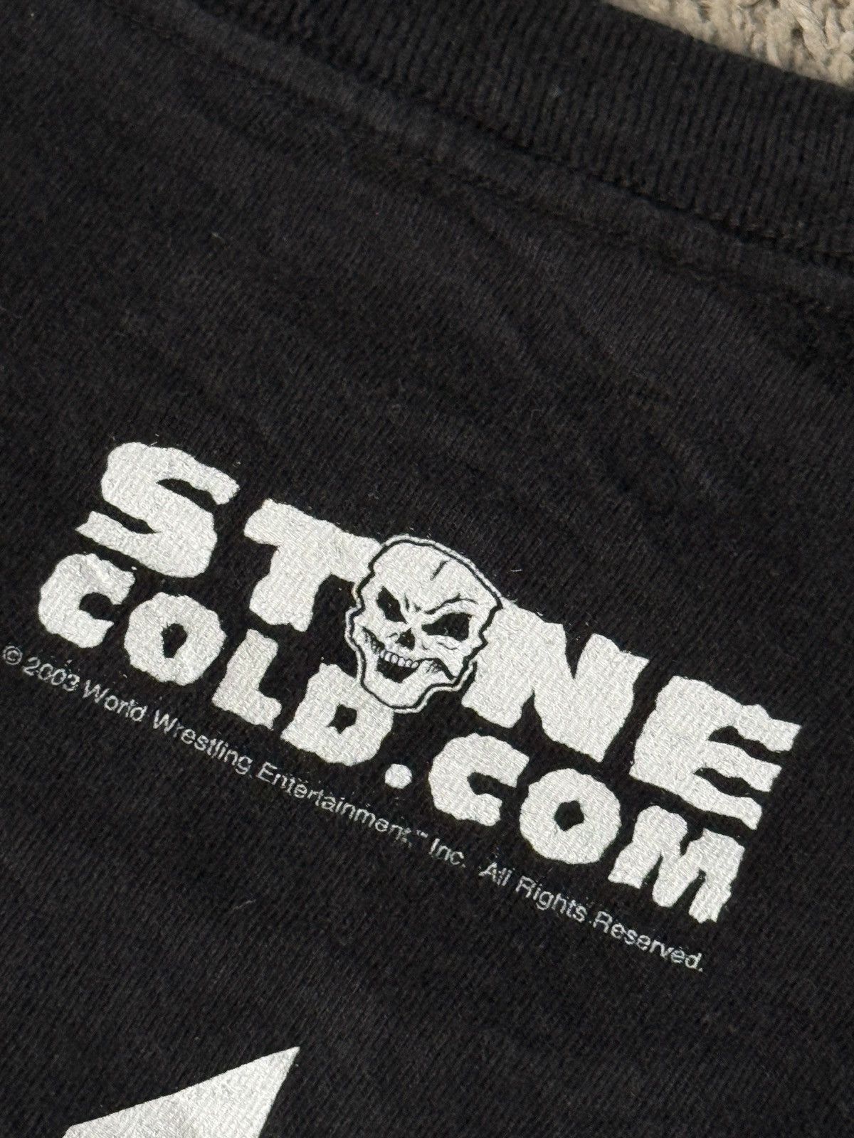WWF Vintage Y2K Stone Cold T Shirt Size US L / EU 52-54 / 3 - 4 Thumbnail