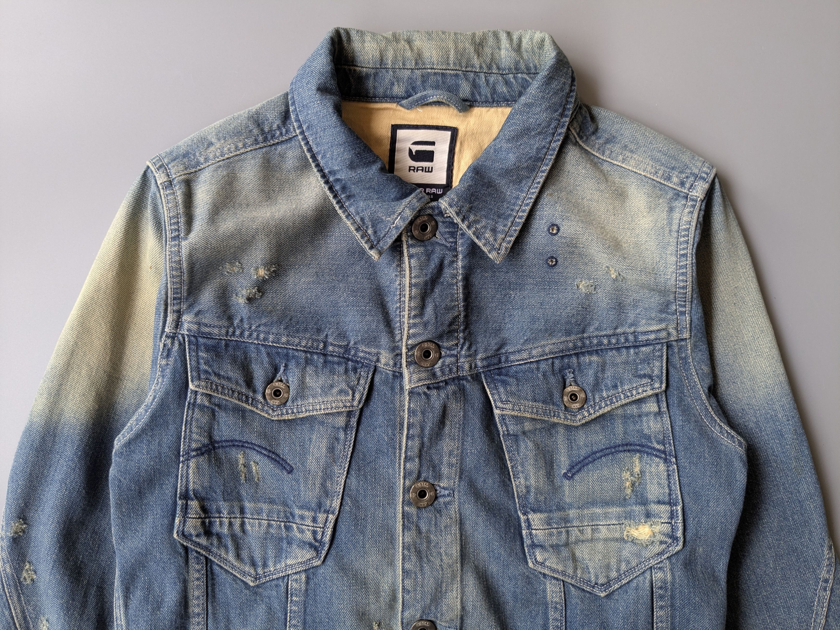 Diesel G Star Raw Type 3 buckle back trucker jeans Size US M / EU 48-50 / 2 - 3 Thumbnail