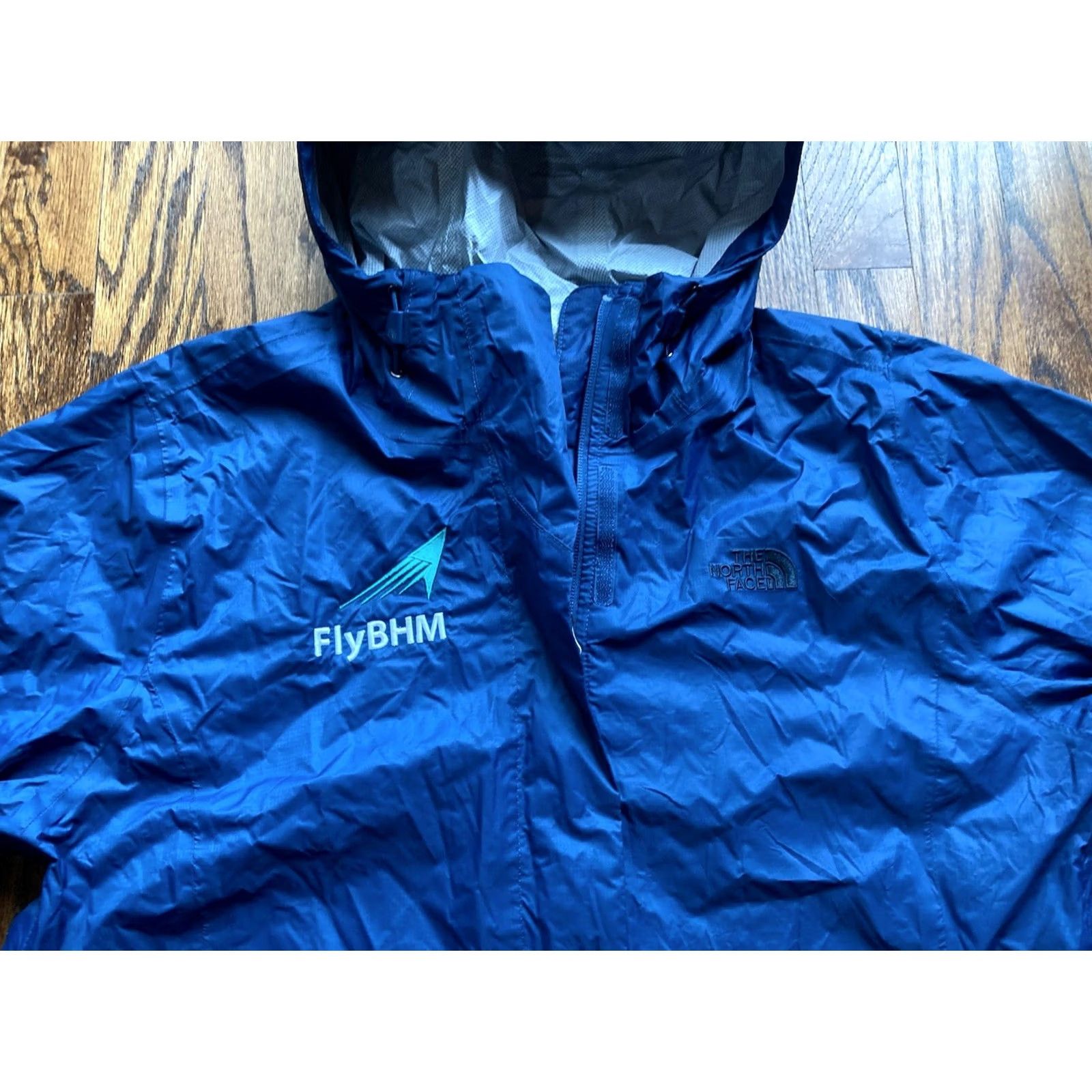 The North Face The North Face Rain Jacket Womens L Blue Hooded Full Zip DryVent Softshell Jacket Size L / US 10 / IT 46 - 4 Thumbnail