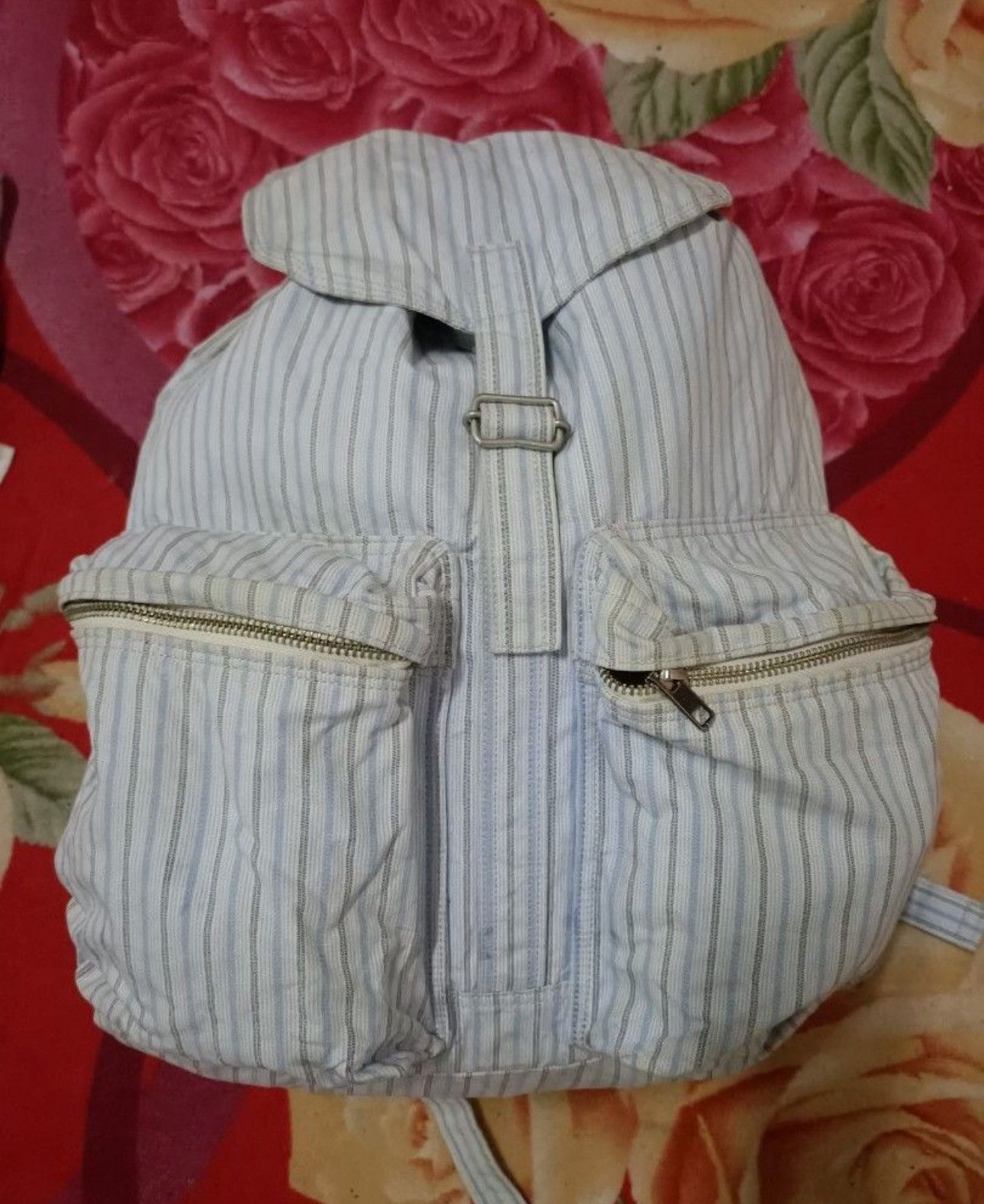 Japanese Brand × Porter Porter 70th Anniversary Hickory Stripes Rucksack Rare Size ONE SIZE - 1 Thumbnail