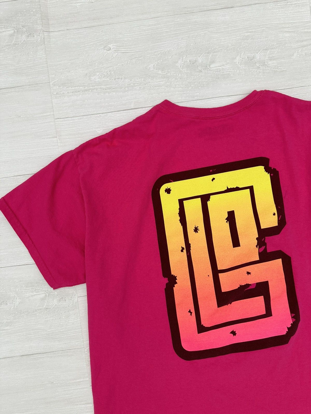 Glo Gang Glo Gang Pink Almighty Star / Sun Logo Tee Sz. XL GLOGANG Size US XL / EU 56 / 4 - 8 Thumbnail