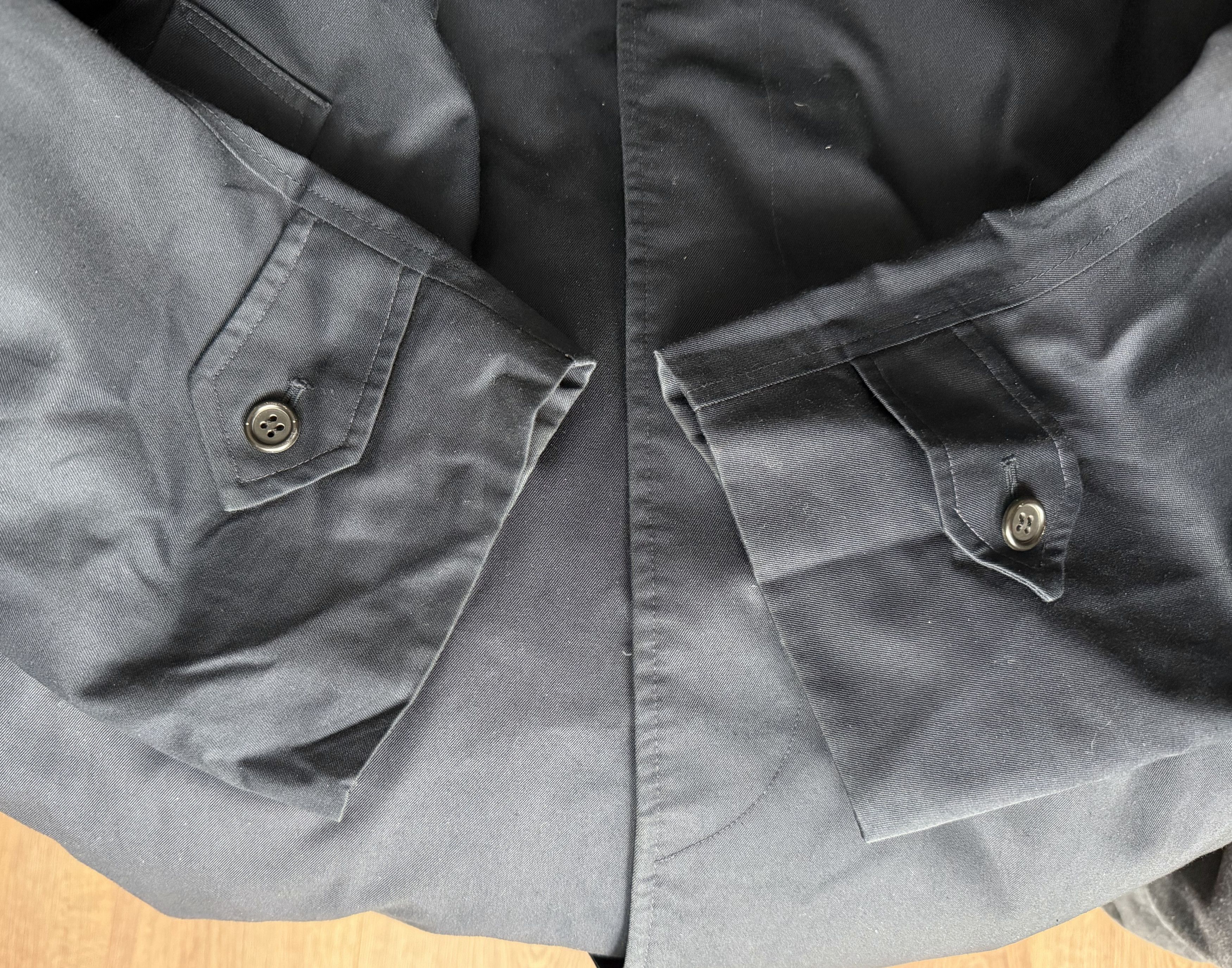 Burberry Vintage BURBERRYS London Long Coat Made In England Navy Size US XL / EU 56 / 4 - 16 Thumbnail