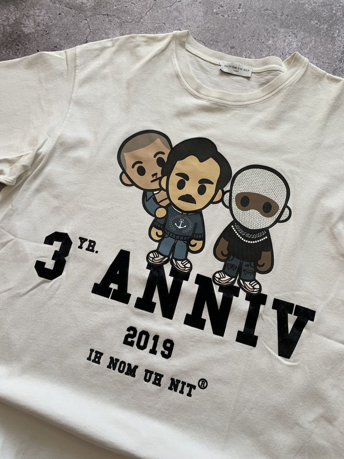 Ih Nom Uh Nit 🔥IH NOM UH NIT 3rd ANNIVERSARY T-SHIRT TEE PARIS Size US M / EU 48-50 / 2 - 6 Thumbnail