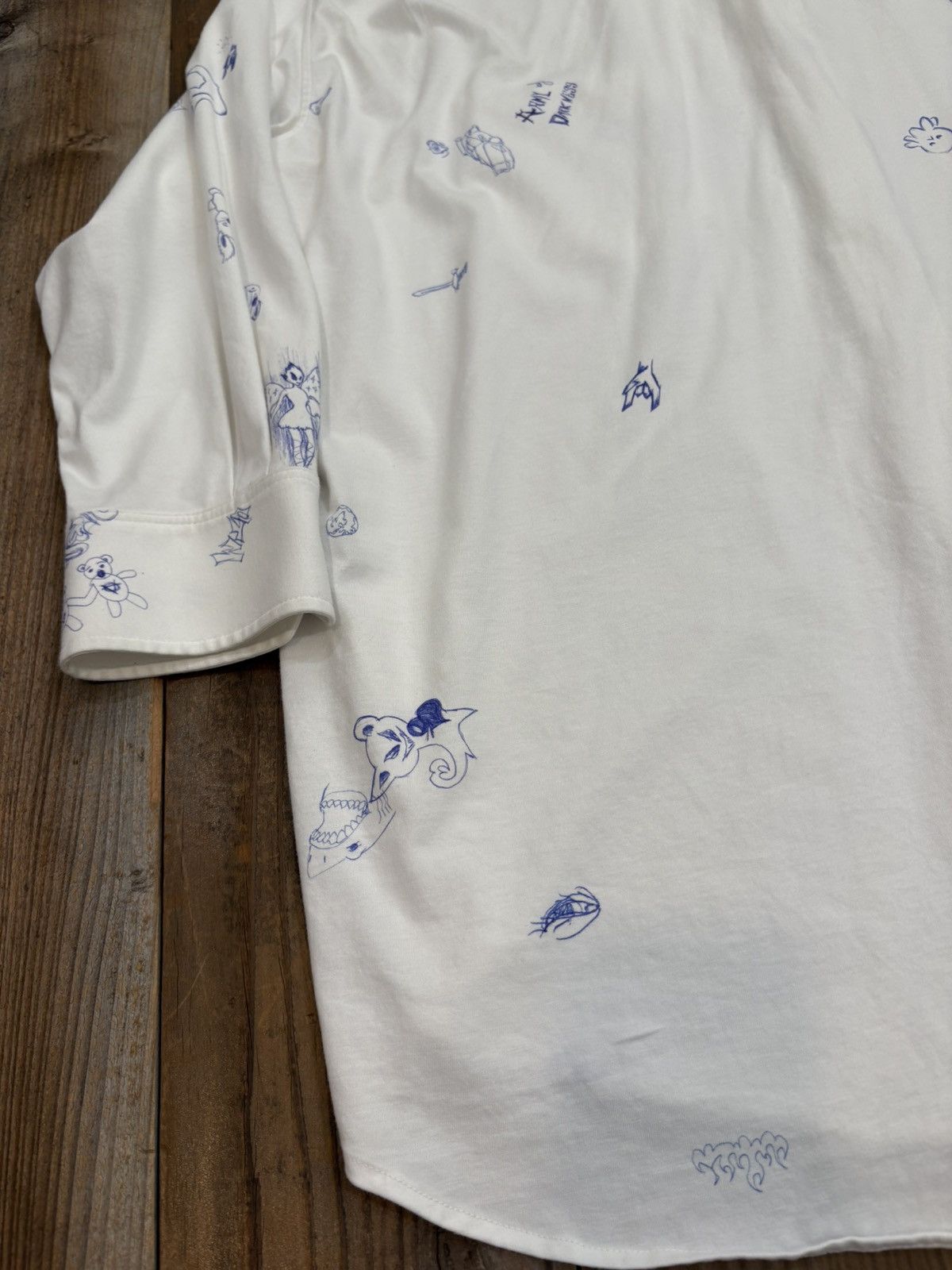 Vetements Garde Robe Oversized Scribble Shirt Size US S / EU 44-46 / 1 - 8 Thumbnail