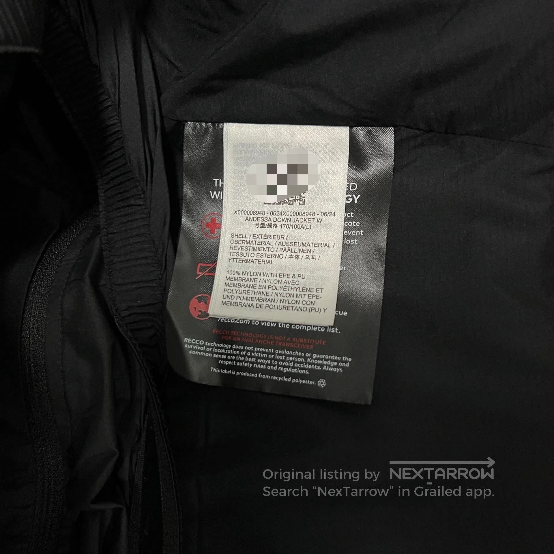Arc'teryx ARC‘TERYX Andessa Down Jacket – A waterproof down jacket| Size L / US 10 / IT 46 - 8 Thumbnail