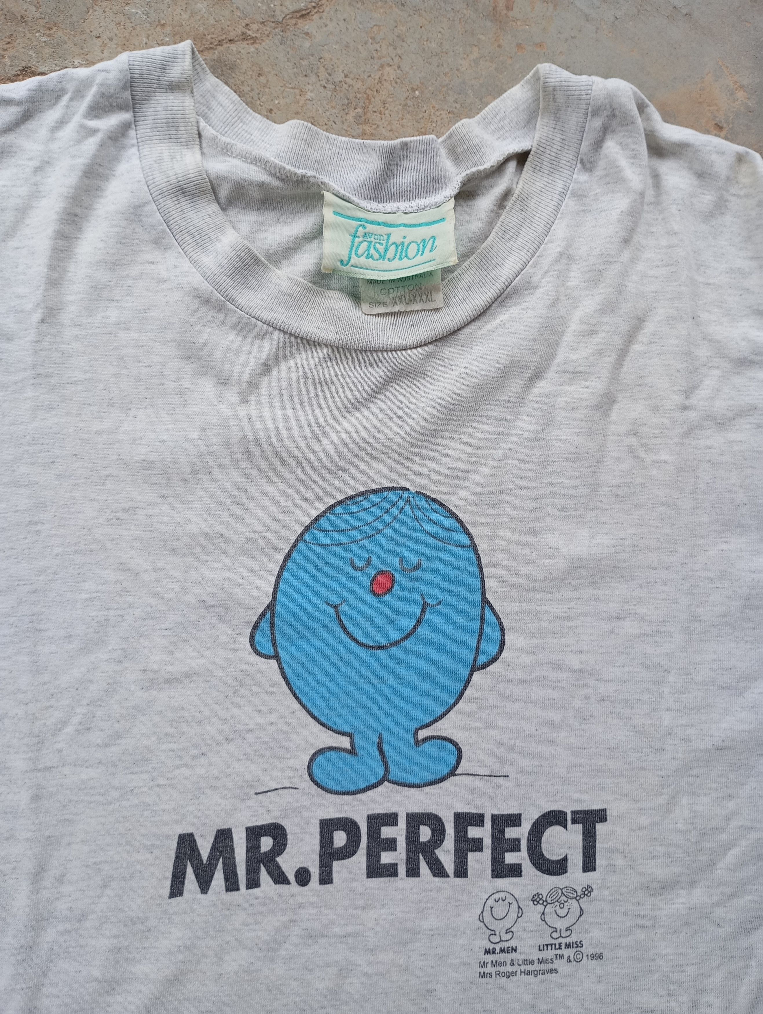 Vintage Vintage 1996 Mr. Perfect T shirts Size US XXL / EU 58 / 5 - 2 Thumbnail