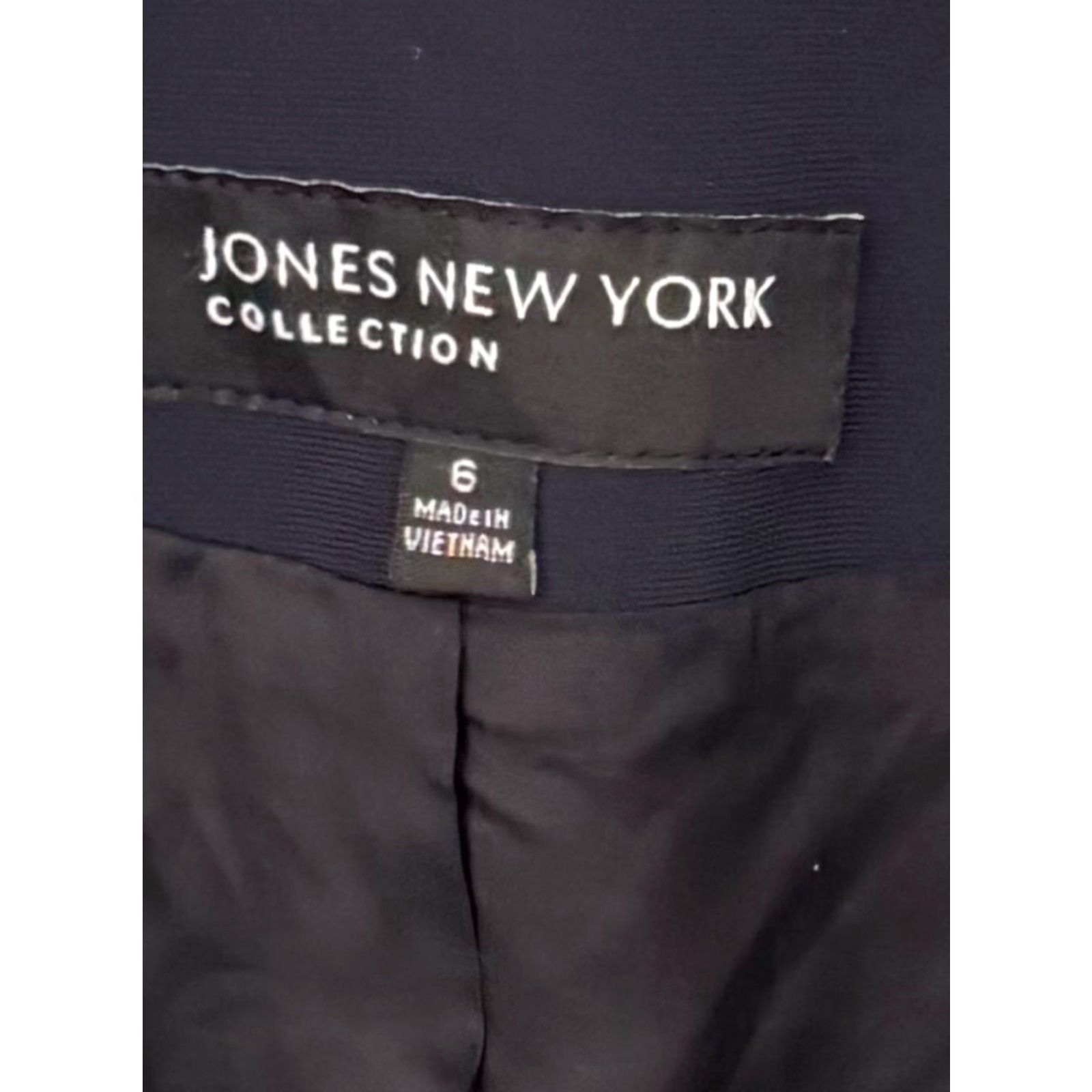 Jones New York Jones New York Blazer Womens Sz 6 Office Preppy Dark Academia Minimalist Navy Blue Size M / US 6-8 / IT 42-44 - 4 Thumbnail