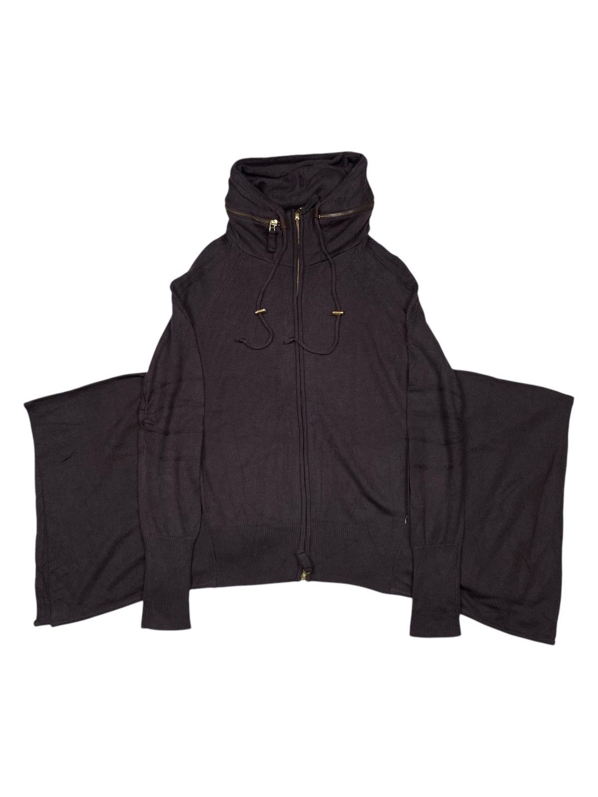 If Six Was Nine 2000s Girbaud - Apocalypse Style Bono Zip Hoodi Size US M / EU 48-50 / 2 - 5 Thumbnail