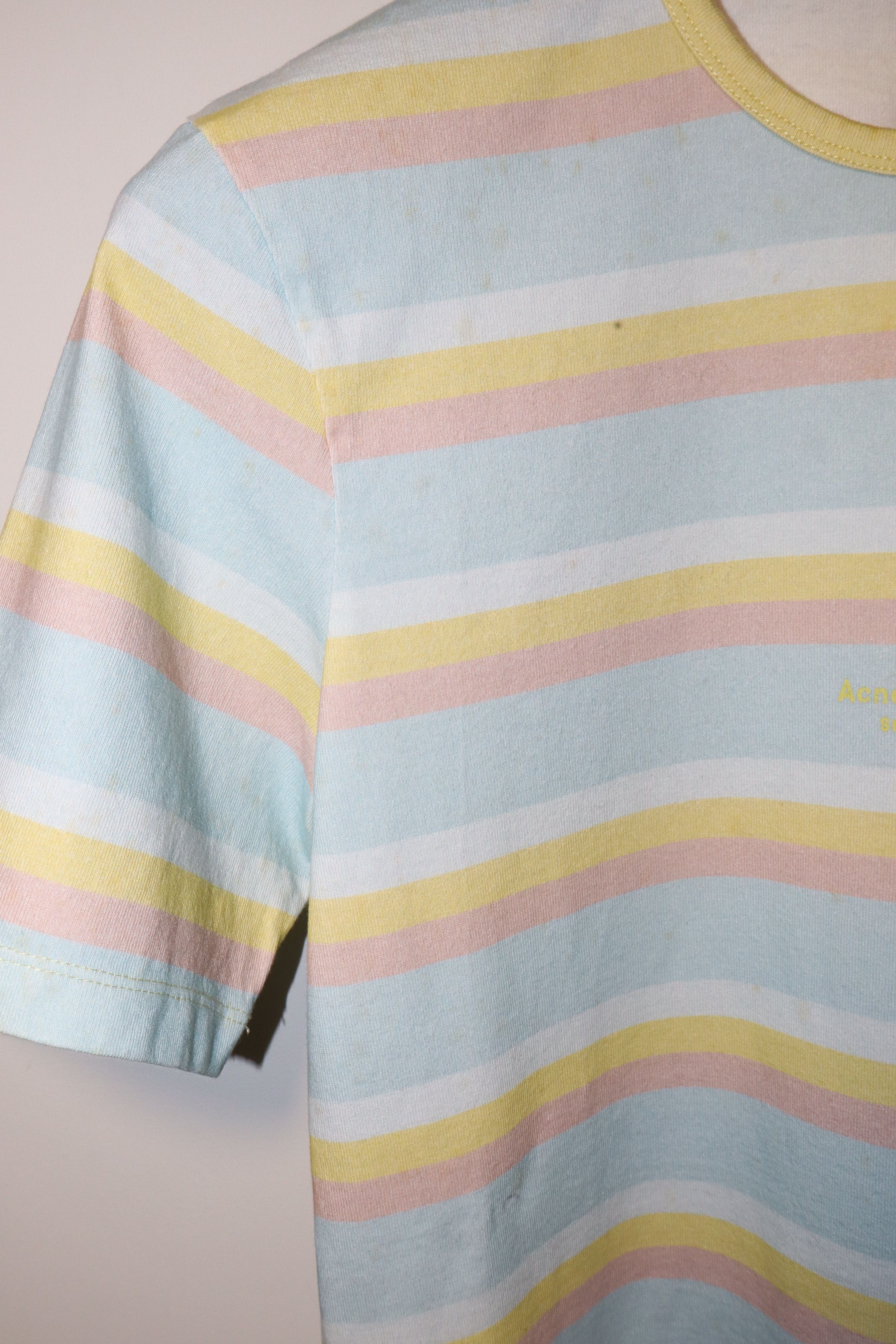 Acne Studios Acne studios logo striped t-shirt Size US S / EU 44-46 / 1 - 5 Thumbnail
