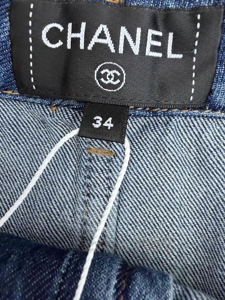 Chanel Chanel Blue double C denim skirt short skirt Size 42" / US 20 - 5 Thumbnail