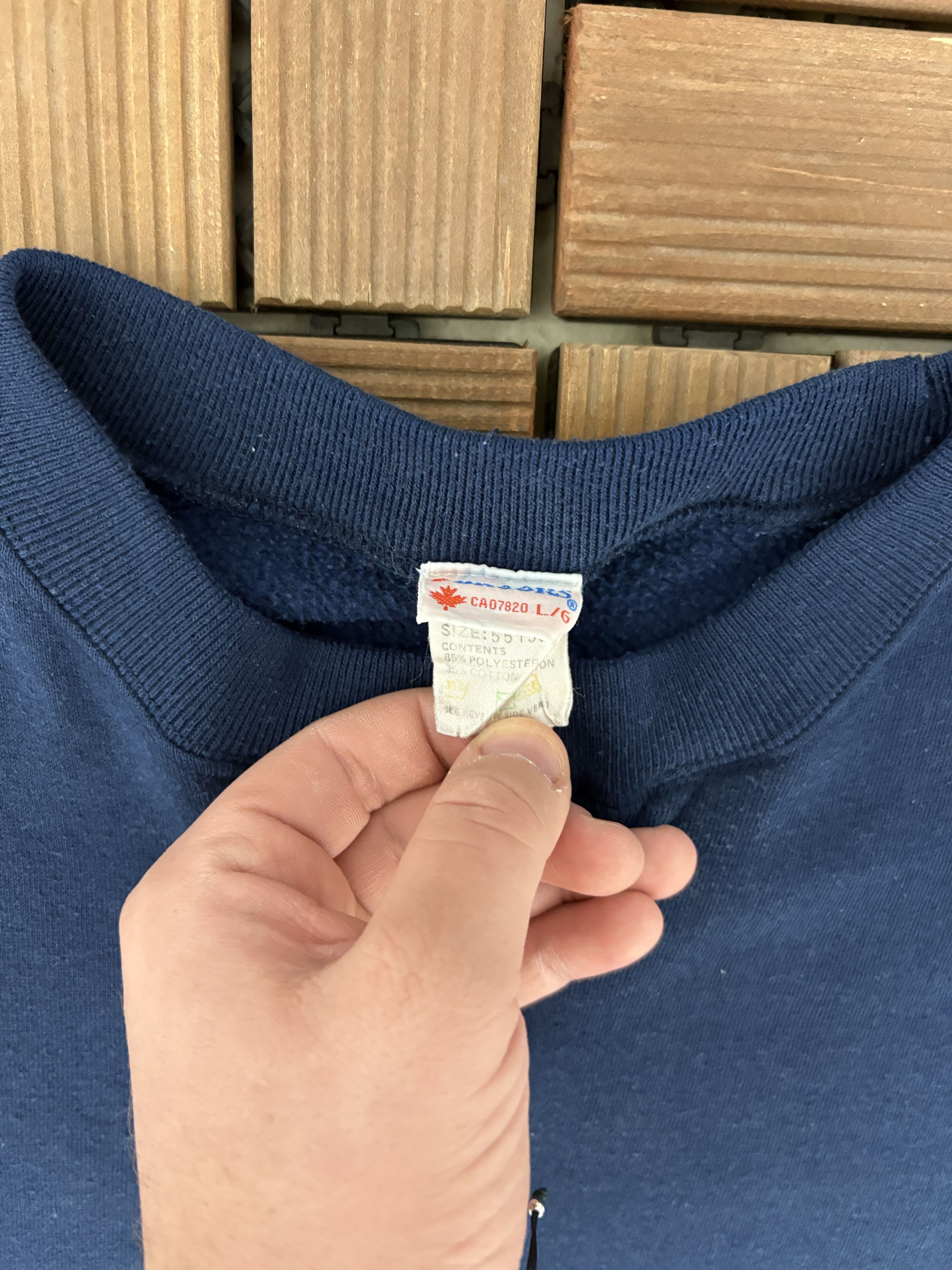 Brooks Brooks Athletics Vintage Blue Crewneck Sweater Size US L / EU 52-54 / 3 - 6 Thumbnail