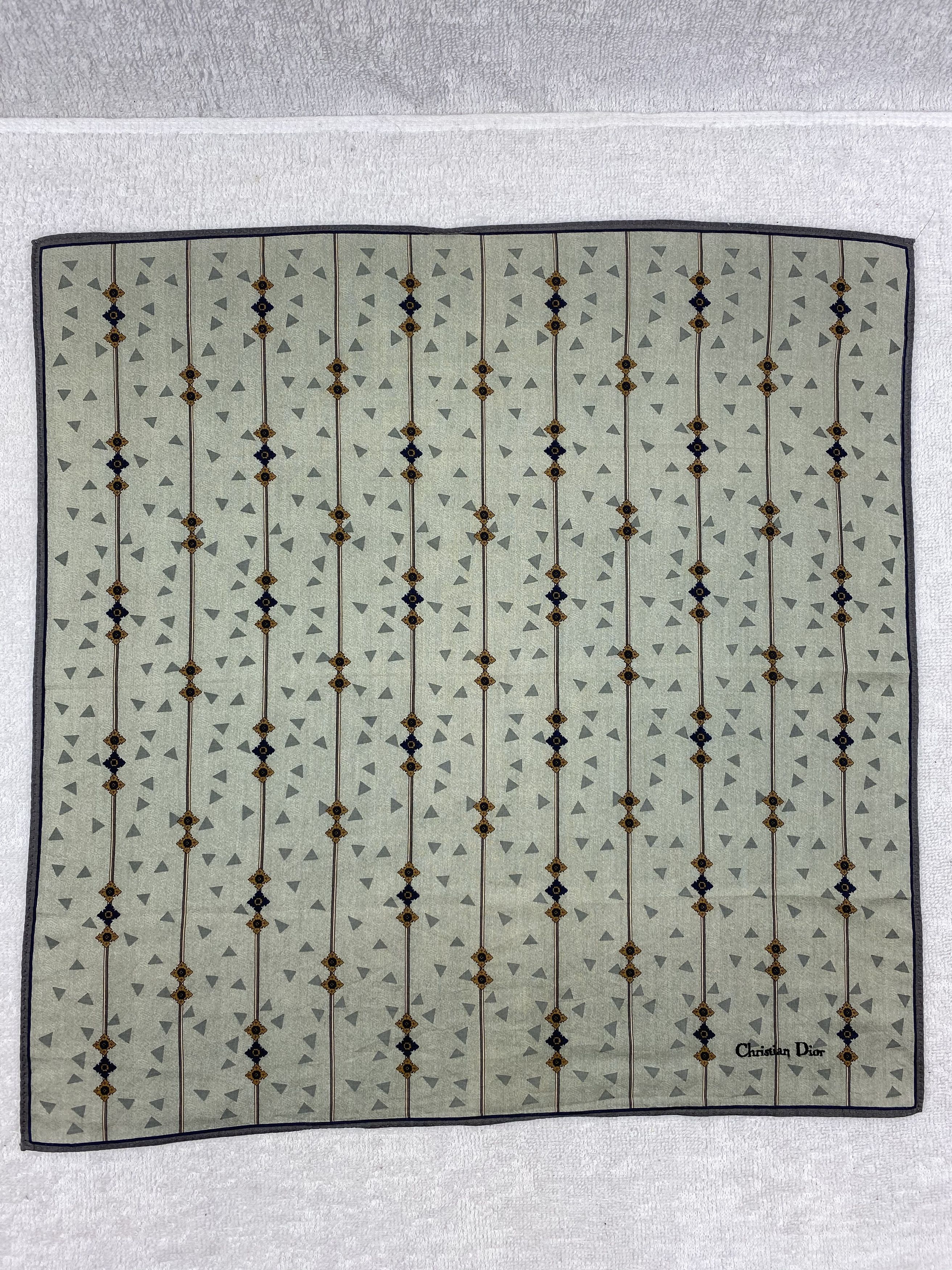 Vintage Christian DIor Handkerchief / Bandana / Neckerchief Size ONE SIZE - 3 Thumbnail