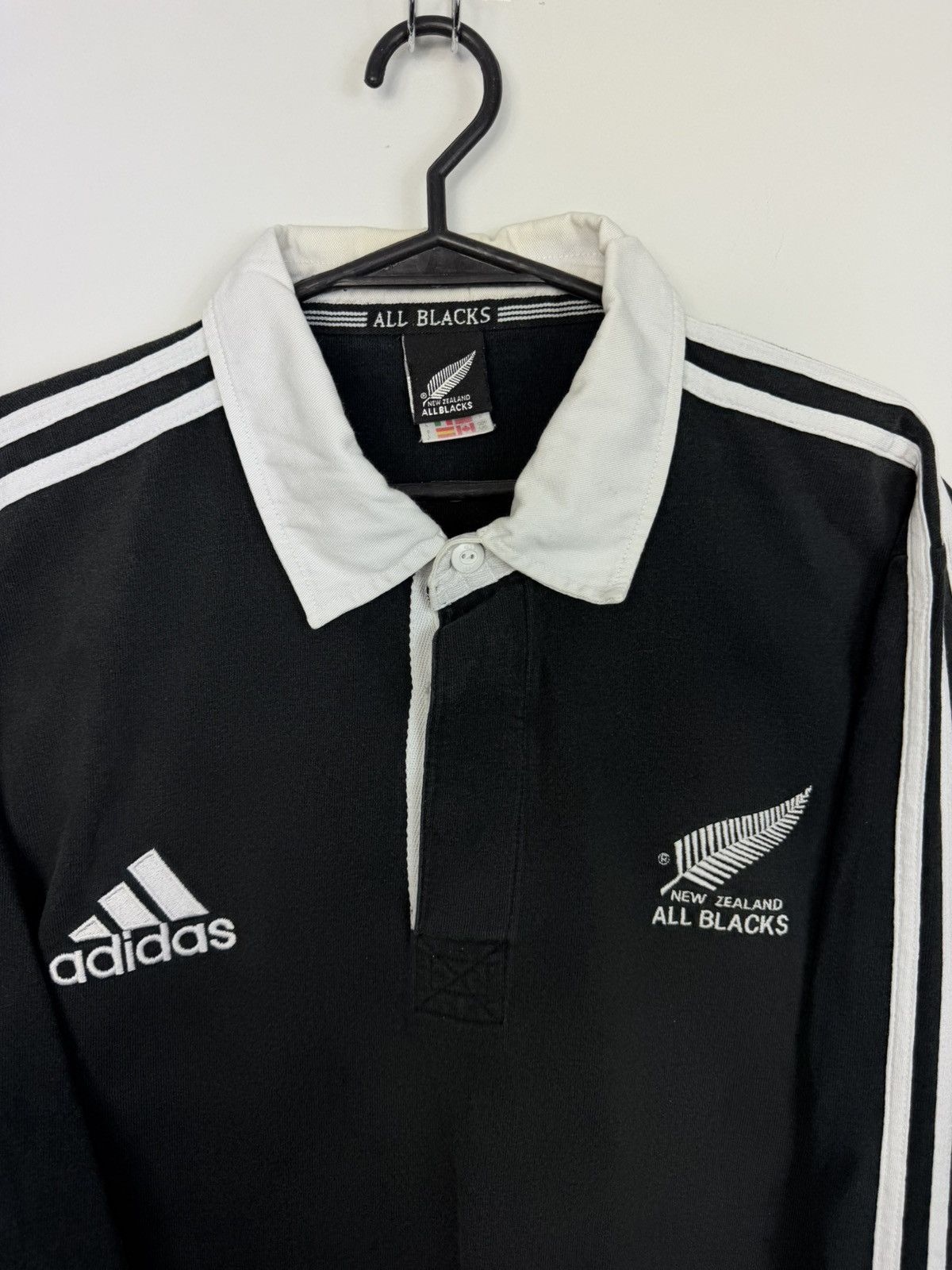 Adidas Bluza Adidas New Zealand All Blacks 1999 Rugby Vintage 90’s Size US L / EU 52-54 / 3 - 3 Thumbnail