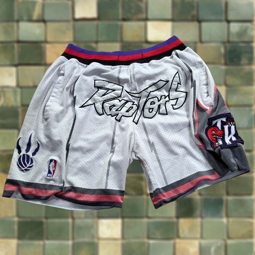Just Don × Mitchell & Ness Just Don White Toronto Raptors