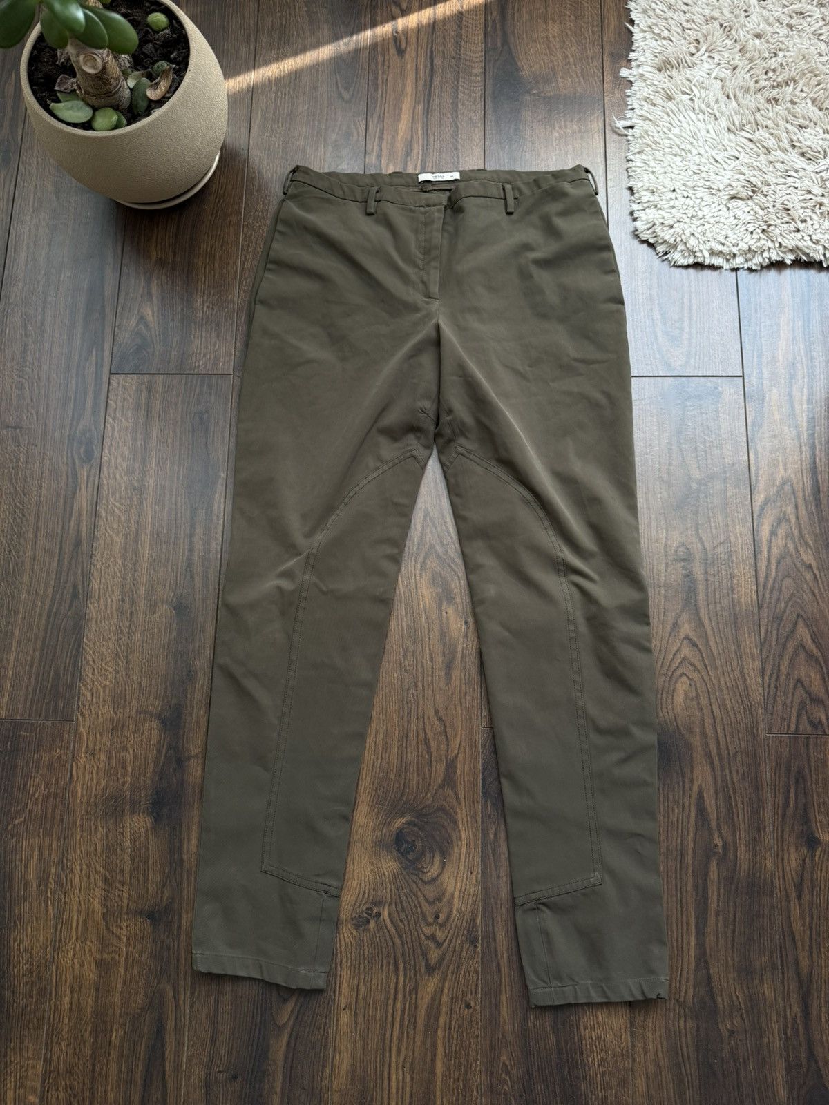 Prada Prada Milano Khaki Chino Pants Green Size 30" / US 8 / IT 44 - 1 Thumbnail