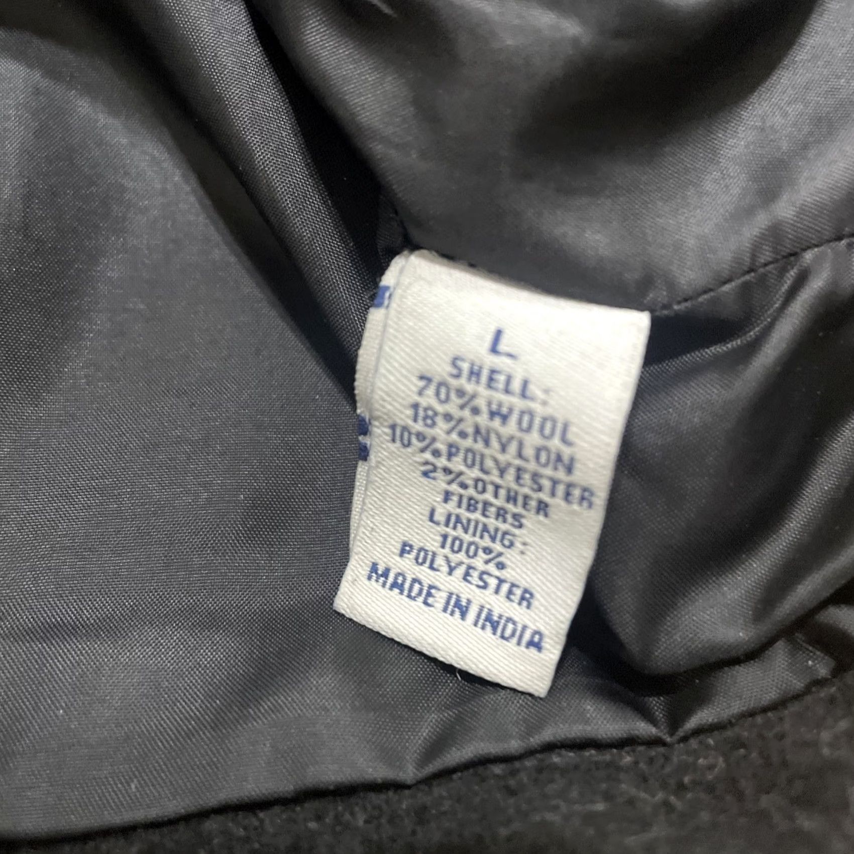 Old Navy VINTAGE Old Navy Wool Blend Coat Adult L Black Double Breasted Naval Lined Pockets Y2K Mens Womens Unisex Adults Coat Size US L / EU 52-54 / 3 - 7 Thumbnail