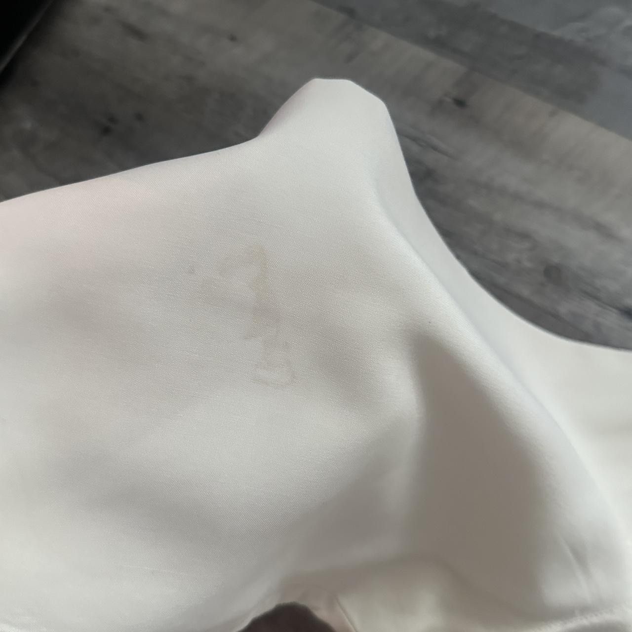 Talbots Vintage Cream Talbot’s 100% Silk Button-Up Shirt Size 10 Size L / US 10 / IT 46 - 4 Thumbnail