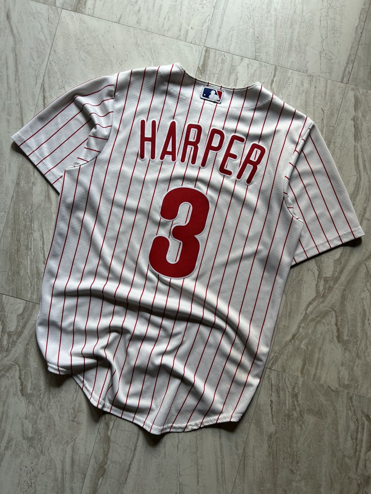 Vintage Vintage MLB Phillies Bryce Harper Baseball Jersey Size US S / EU 44-46 / 1 - 2 Thumbnail