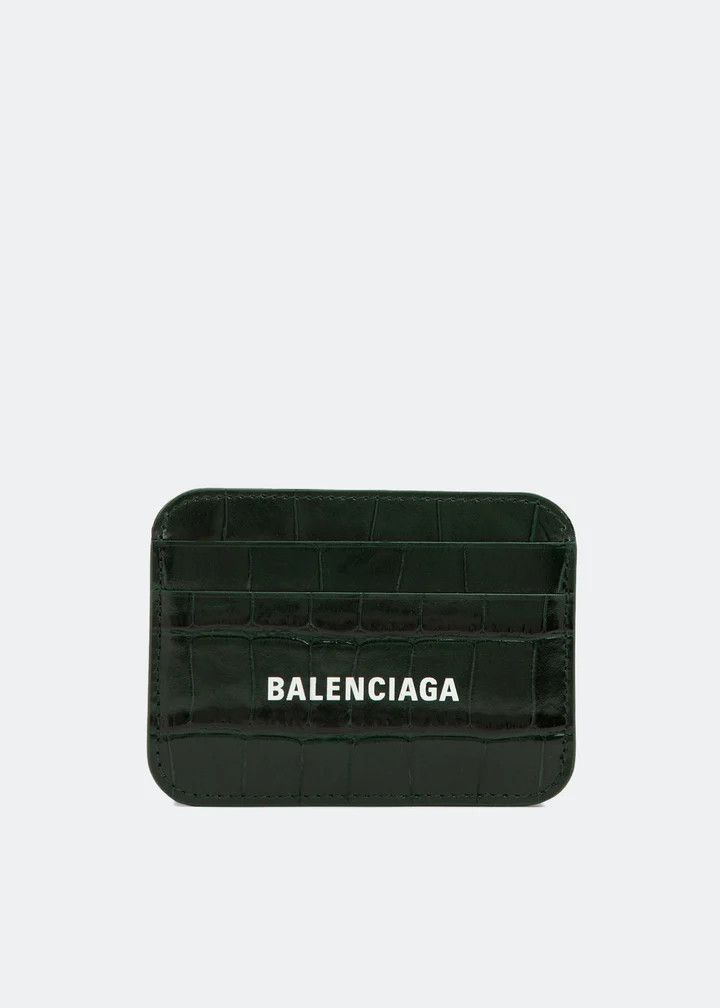 Balenciaga o1s1rm1025 Size: OS / Cash Card Holder in Green Size ONE SIZE - 1 Thumbnail