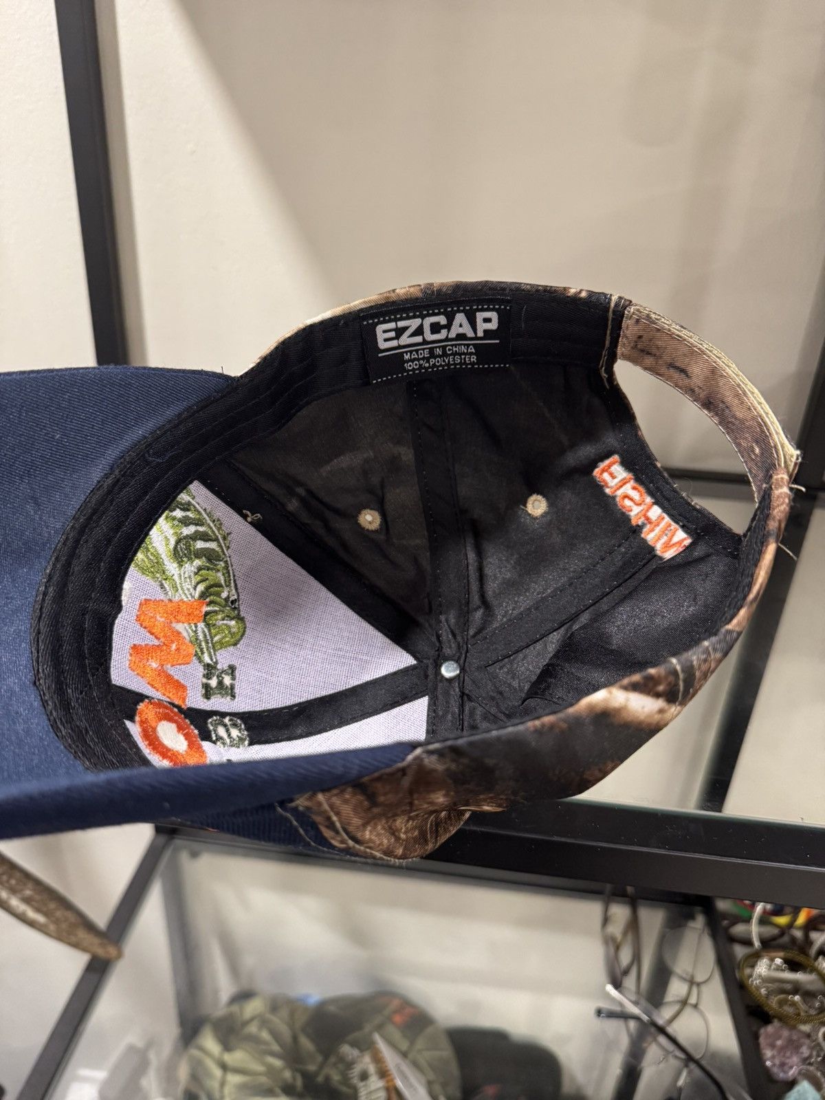 Realtree EZCAP RealTree Camo Hat Fish Now Work Later Fishing Size ONE SIZE - 4 Thumbnail