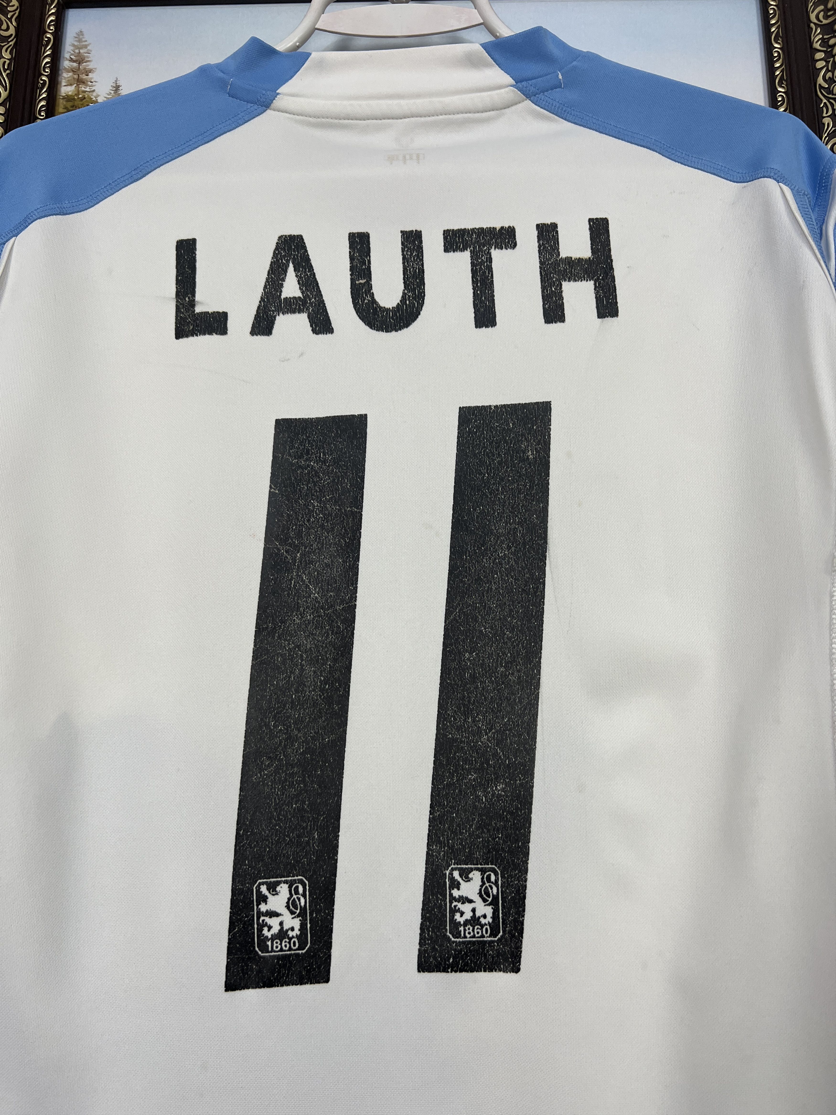 Nike 1860 Munich Special football shirt 2008 Soccer #11 Lauth Size US L / EU 52-54 / 3 - 15 Thumbnail